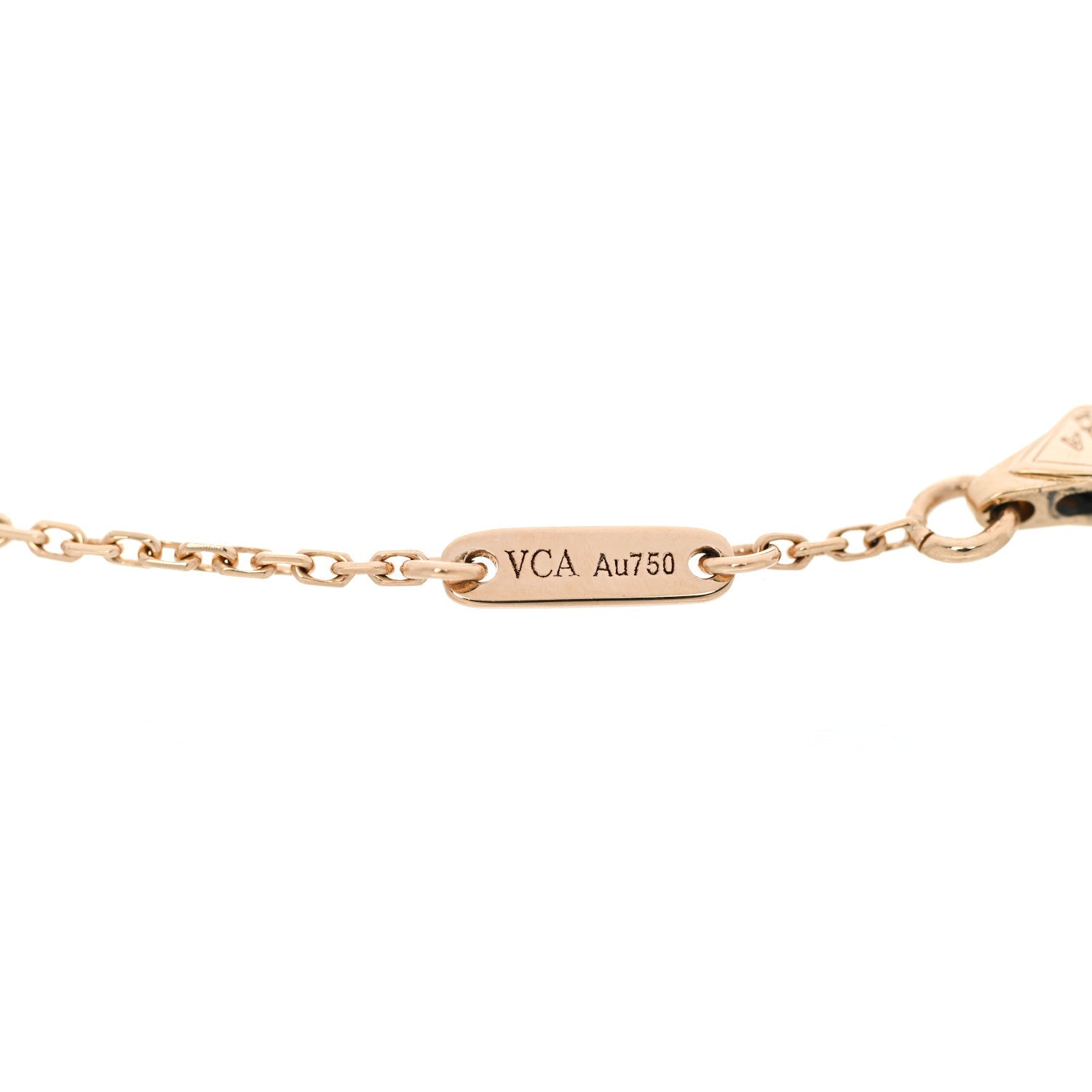 Van Cleef & Arpels Sweet Alhambra Bracelet White Mother-of-Pearl 18K Yellow Gold