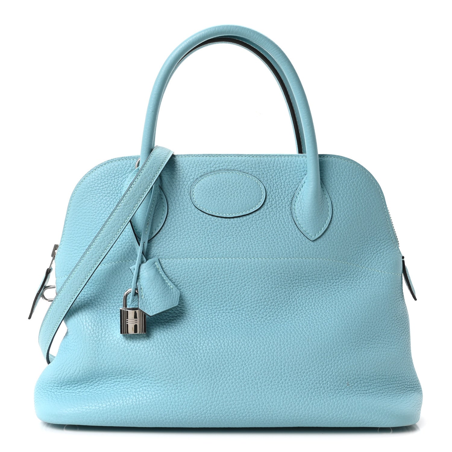 エルメス ボリード 31 Bleu Atoll トリヨンクレマンス シルバー金具 HERMES BOLIDE 31 BLEU ATOLL TAURILLON CLEMENCE SILVER HARDWARE