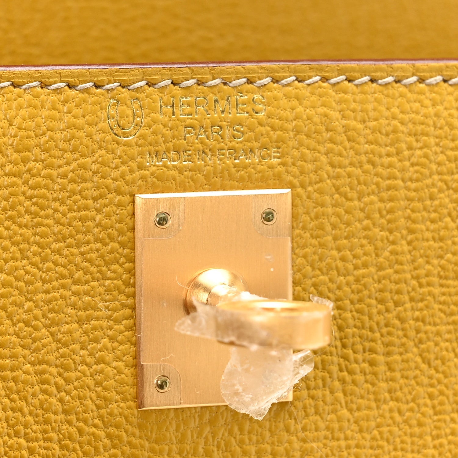 エルメス ケリー 25 HSS パーソナルオーダー 外縫い Jaune Ambre Bleu Glacier シェーブルミゾール シャンパンゴールド金具 HERMES KELLY 25 HSS PERSONAL ORDER SELLIER JAUNE AMBRE BLEU GLACIER CHEVRE MYSORE BRUSHED GOLD HARDWARE