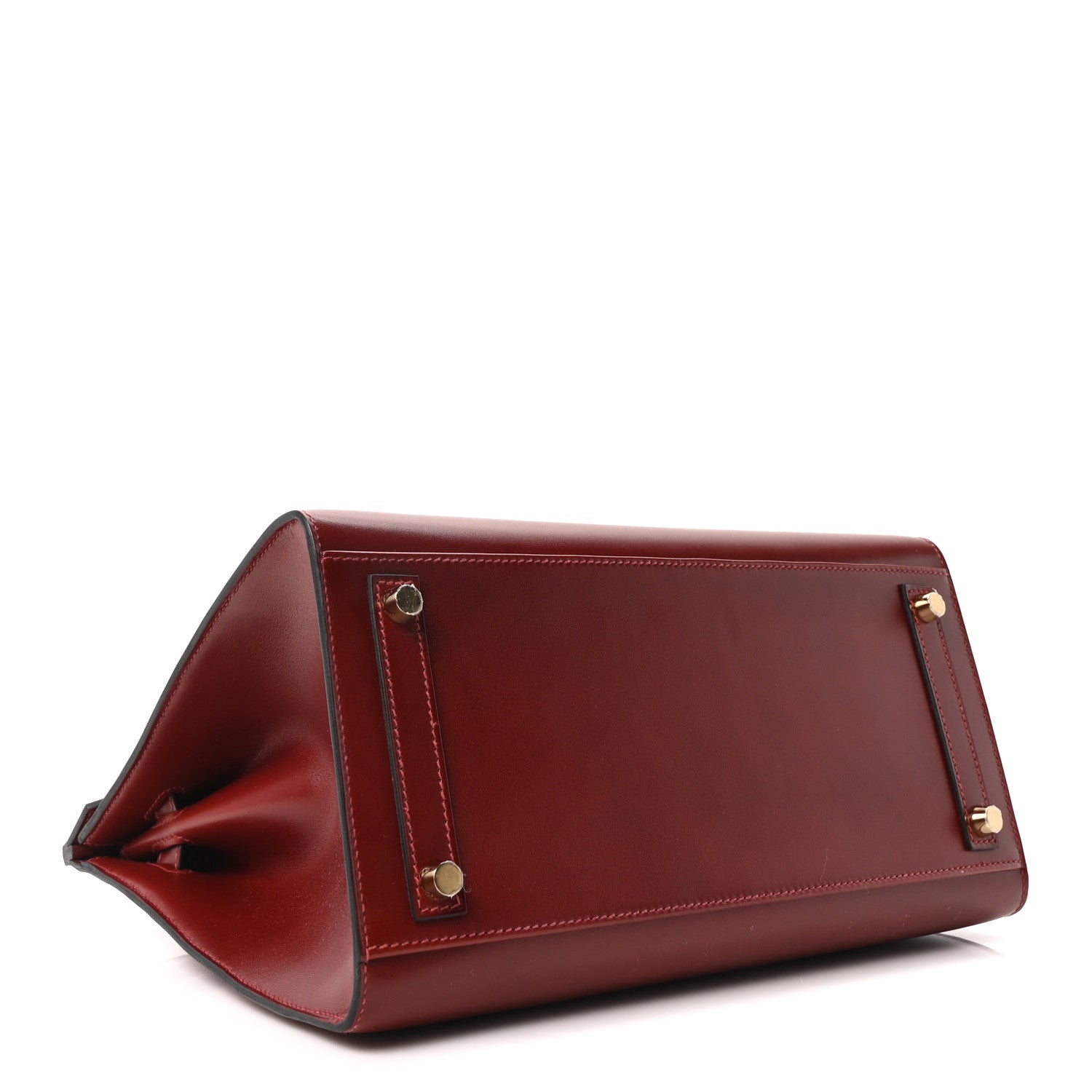HERMES BIRKIN 30 SELLIER ROUGE H BOX GOLD HARDWARE