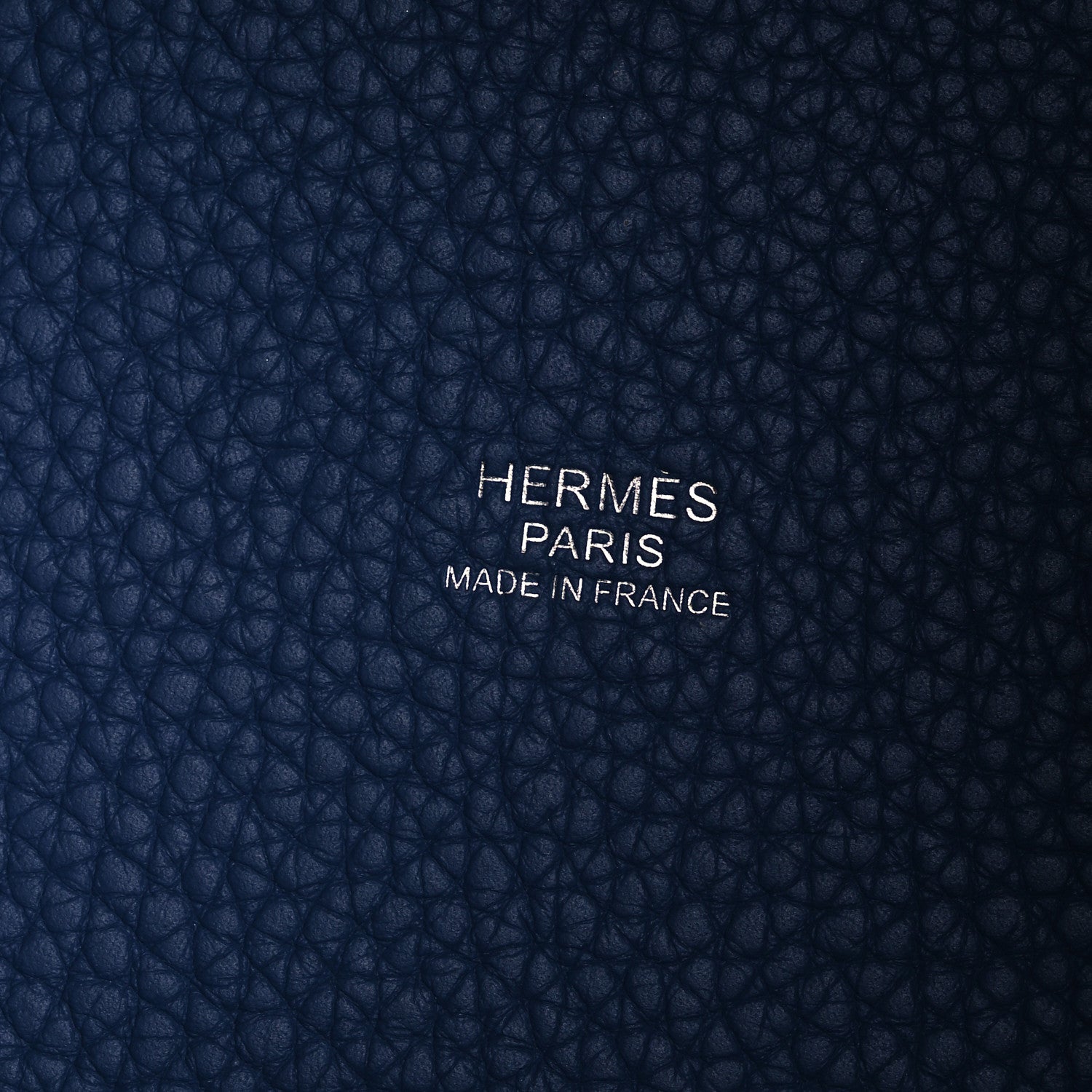 HERMES PICOTIN LOCK MM 22 BLEU SAPHIR BLEU BRIGHTON TAURILLON CLEMENCE SILVER HARDWARE