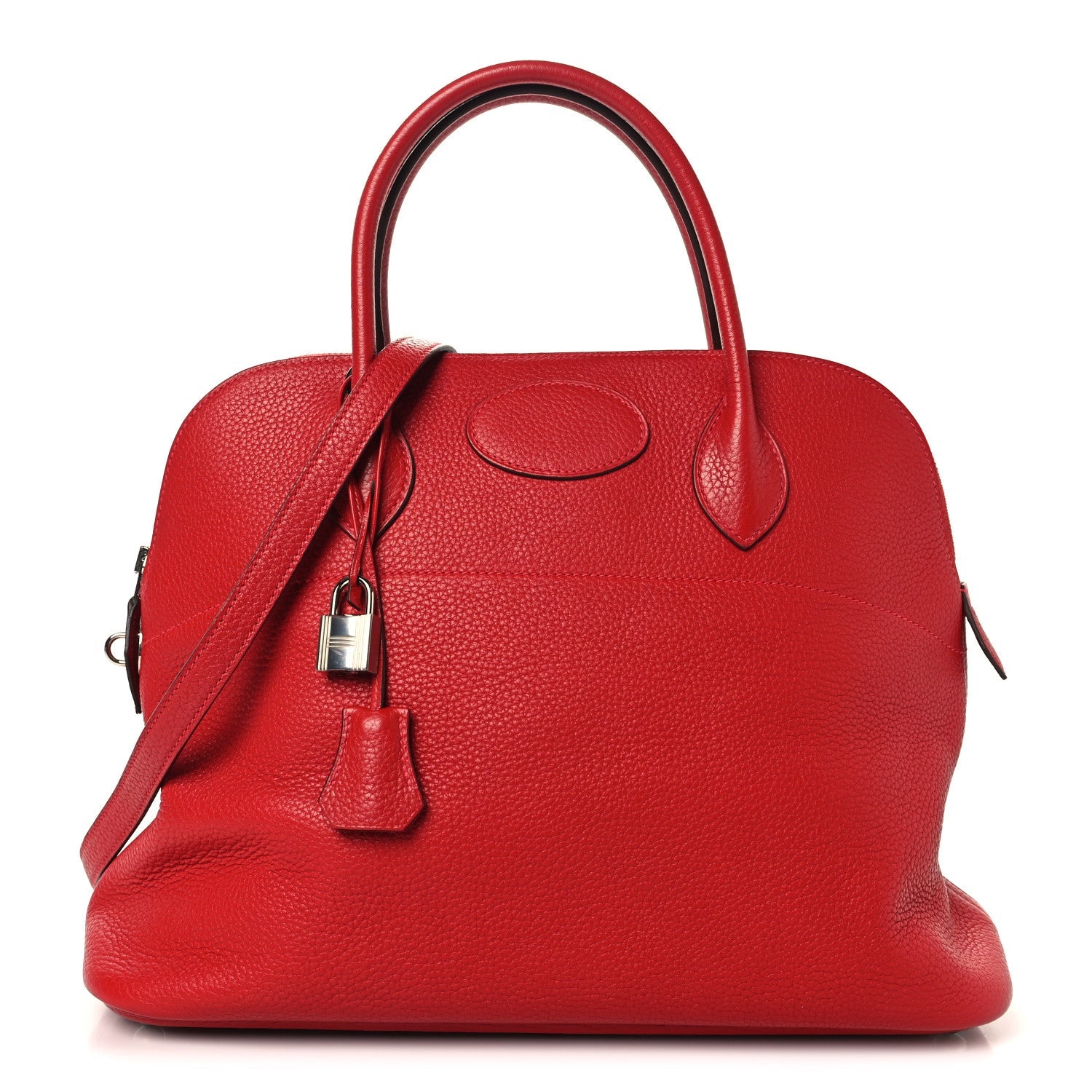 エルメス ボリード 35 Rouge Casaque トリヨンクレマンス シルバー金具 HERMES BOLIDE 35 ROUGE CASAQUE TAURILLON CLEMENCE SILVER HARDWARE
