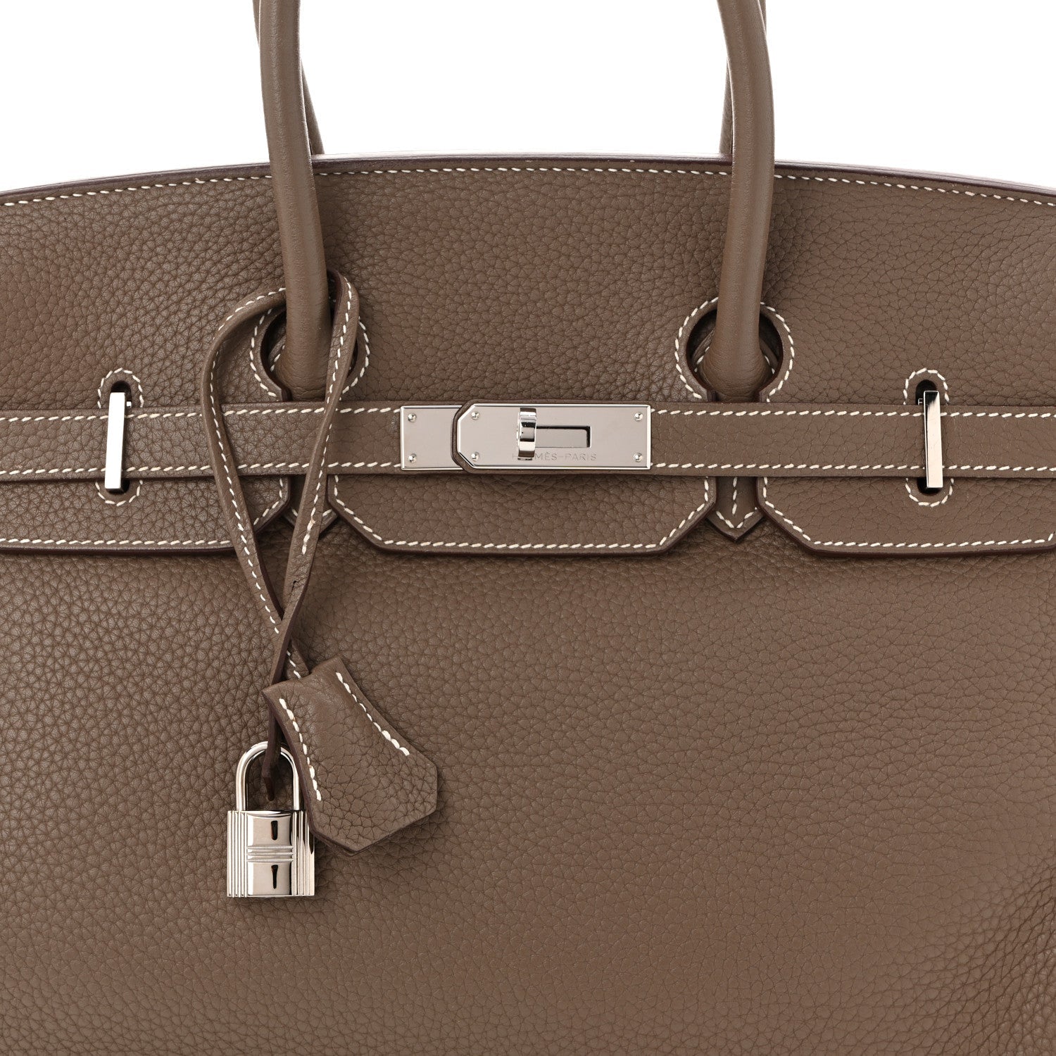 エルメス バーキン 35 Etoupe トリヨンクレマンス シルバー金具 HERMES BIRKIN 35 ETOUPE TAURILLON CLEMENCE SILVER HARDWARE
