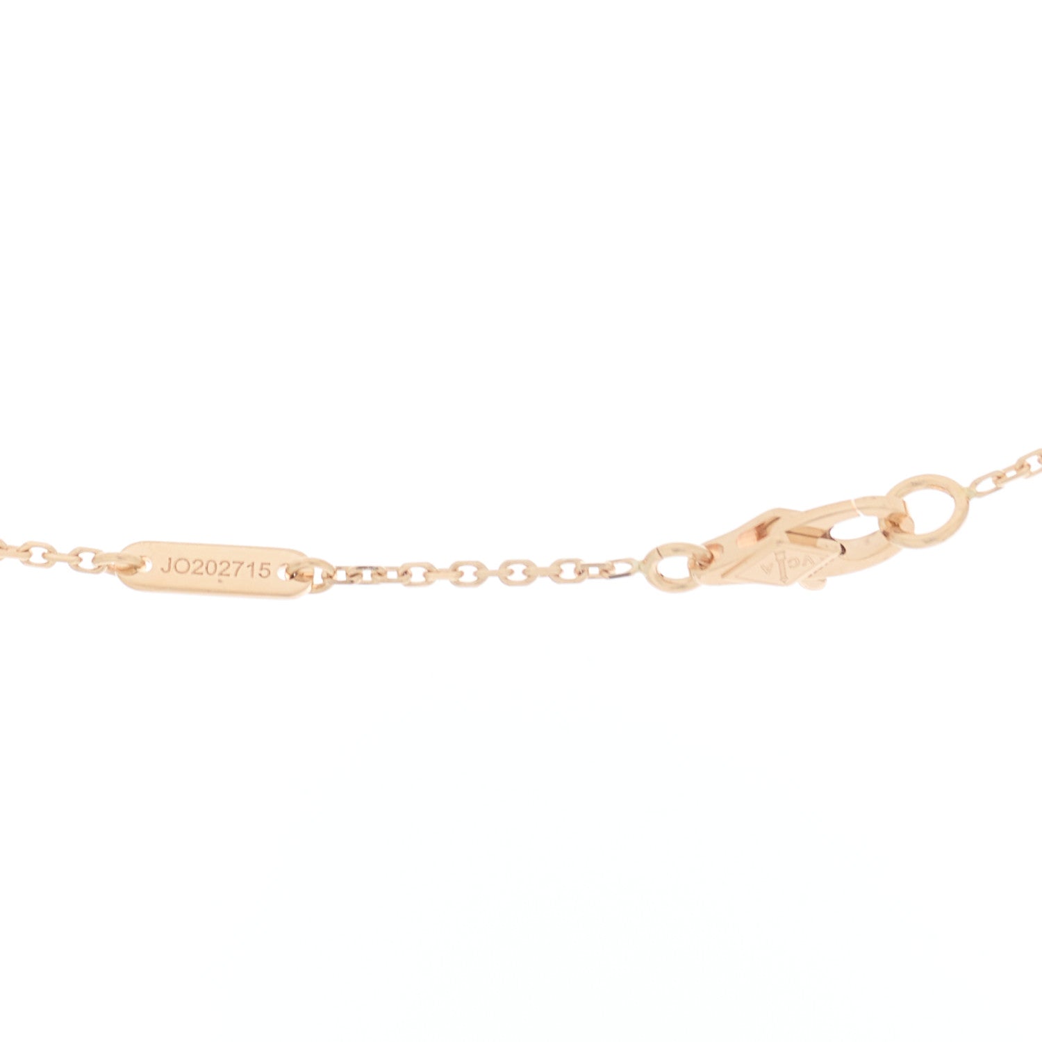 ヴァンクリーフ&アーペル スウィートアルハンブラ ペンダントネックレス カーネリアン 18K ローズゴールド VAN CLEEF & ARPELS SWEET ALHAMBRA PENDANT NECKLACE CARNELIAN 18K ROSE GOLD