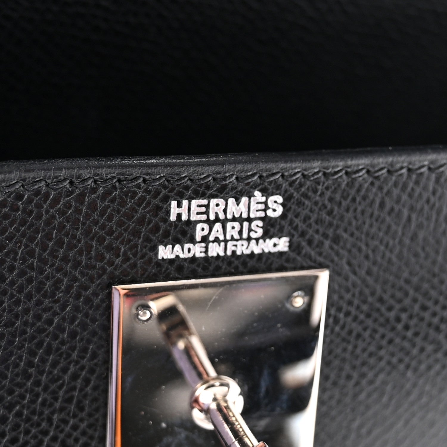 エルメス ケリー32 外縫い Black エプソン シルバー金具 HERMES KELLY32 SELLIER BLACK EPSOM SILVER HARDWARE