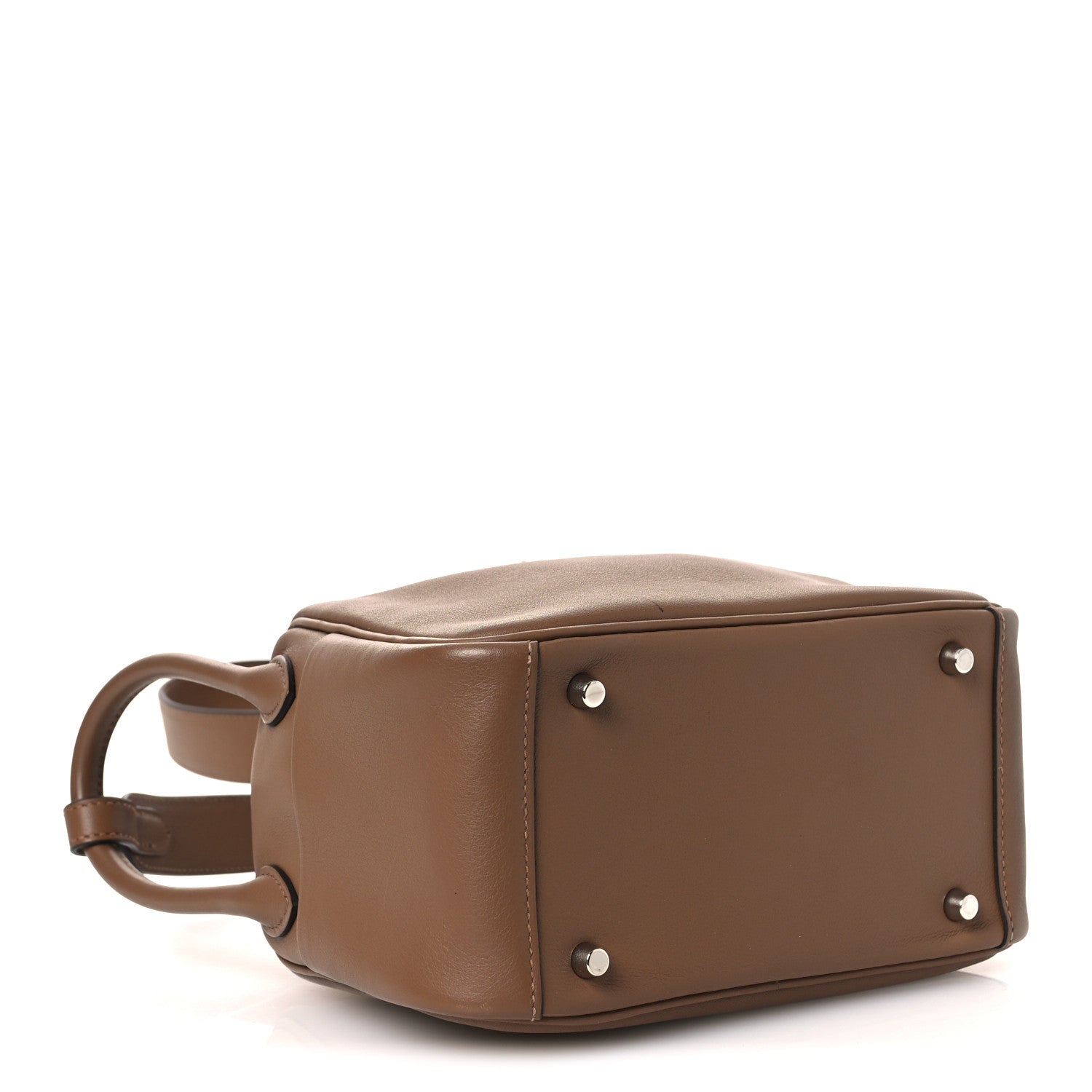 HERMES MINI LINDY 20 VERSO ALEZAN BISCUIT SWIFT SILVER HARDWARE