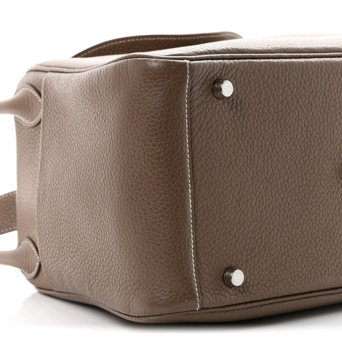 Hermes Lindy 30 Etoupe Taurillon Clemence Silver Hardware