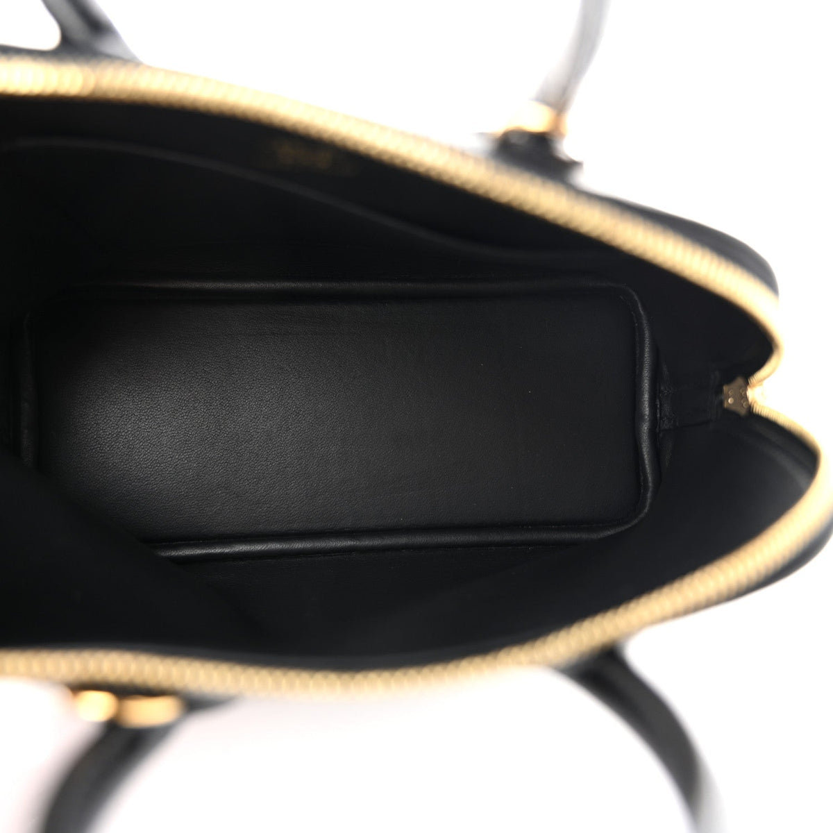 Hermès Mini Bolide 1923 Black Chèvre Mysore Gold Hardware