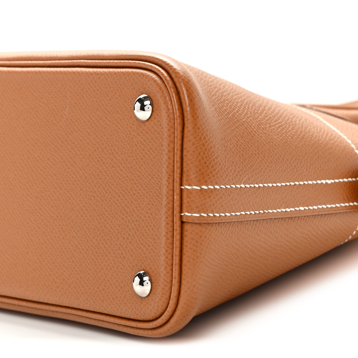 HERMES BOLIDE 27 GOLD EPSOM SILVER HARDWARE