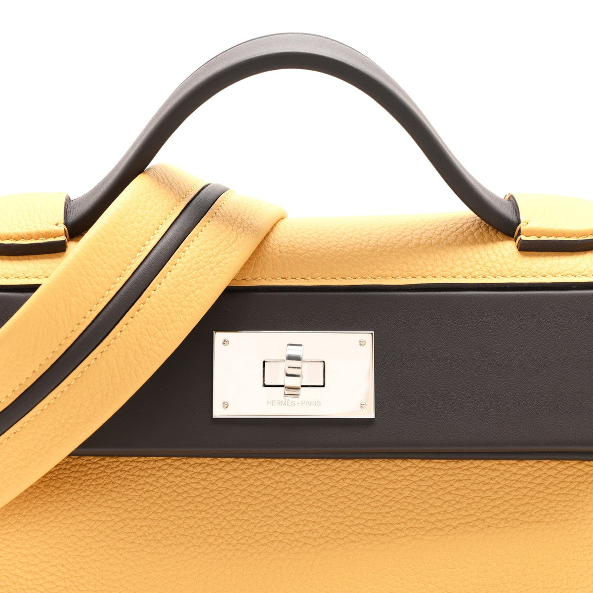エルメス 24/24 ヴァンキャトル 29 Paille Bai Brun スイフト / トゴ シルバー金具 HERMES 24/24 29 PAILLE BAI BRUN SWIFT / TOGO SILVER HARDWARE