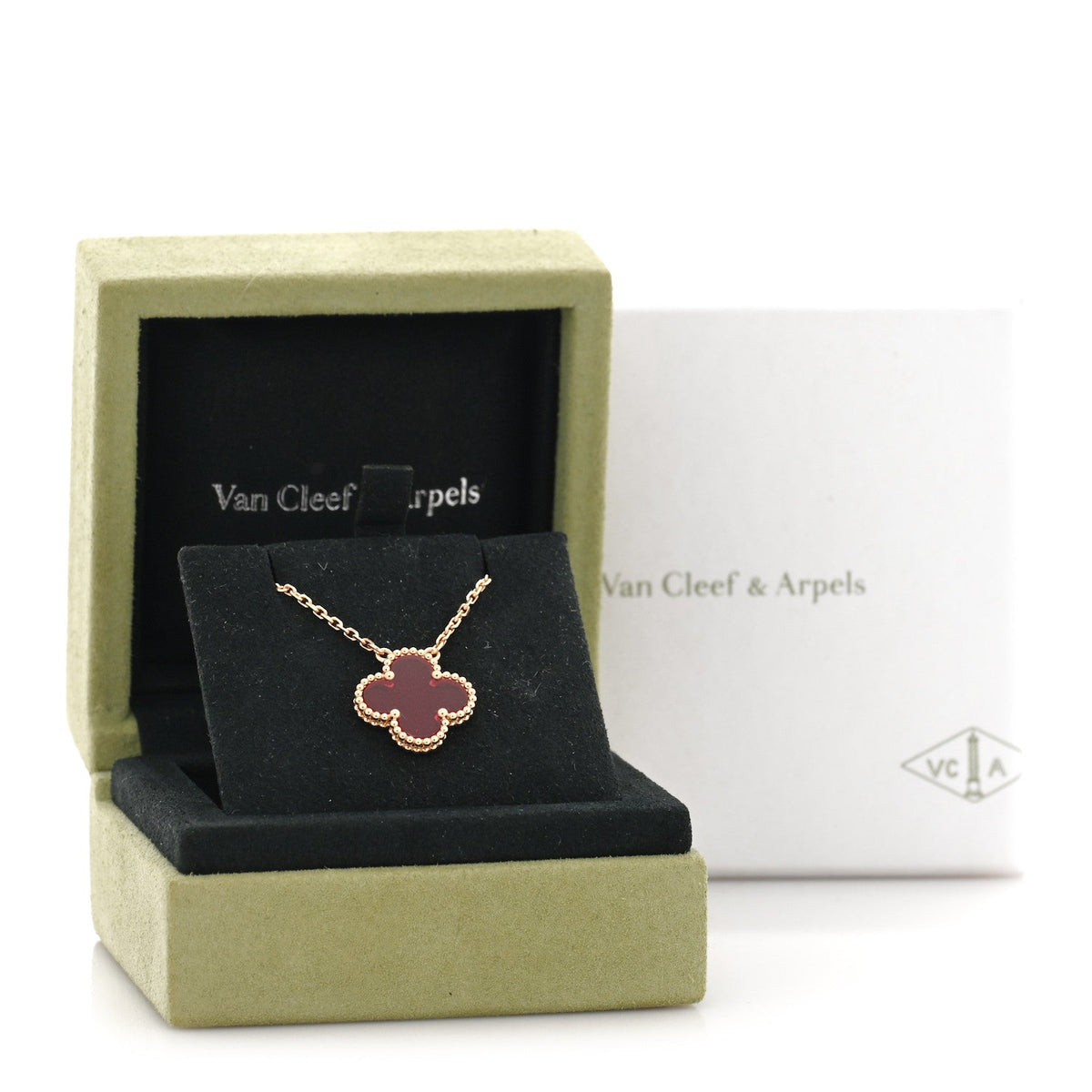 Van Cleef & Arpels Vintage Alhambra Pendant Necklace 18K Yellow Gold