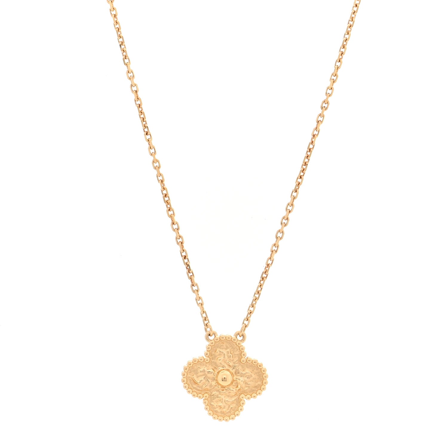 ヴァンクリーフ&アーペル ヴィンテージアルハンブラ ペンダントネックレス 18K イエローゴールド VAN CLEEF & ARPELS VINTAGE ALHAMBRA PENDANT NECKLACE 18K YELLOW GOLD
