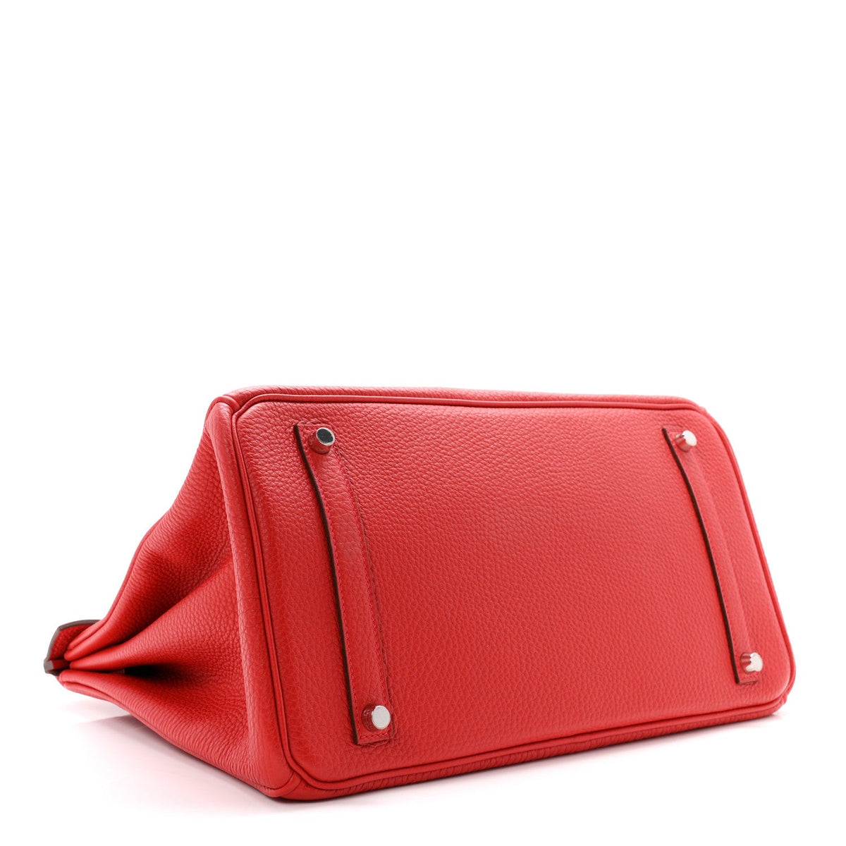 Hermès Birkin 35 Rouge Casaque Togo Silver Hardware