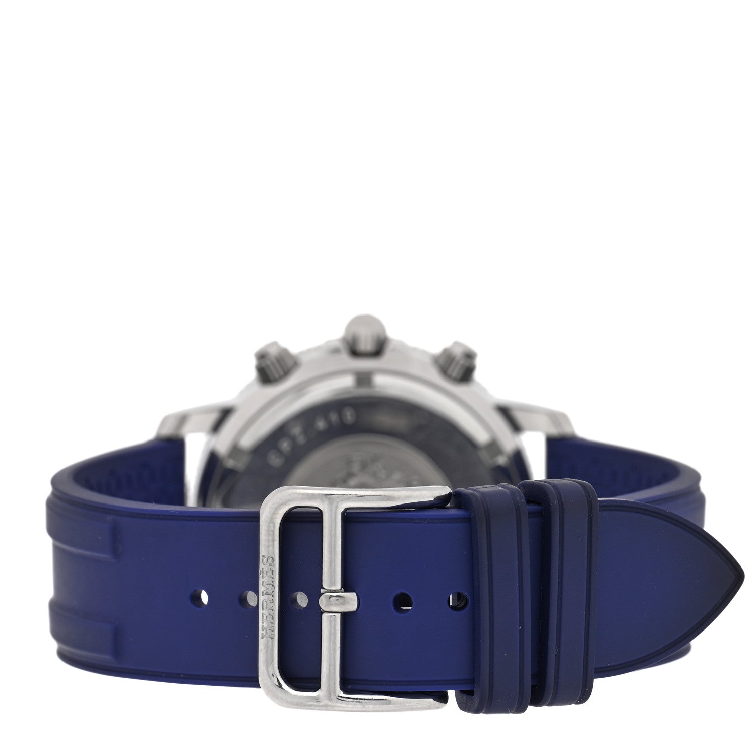 Hermès 36mm Clipper Chronograph Quartz Watch in Blue