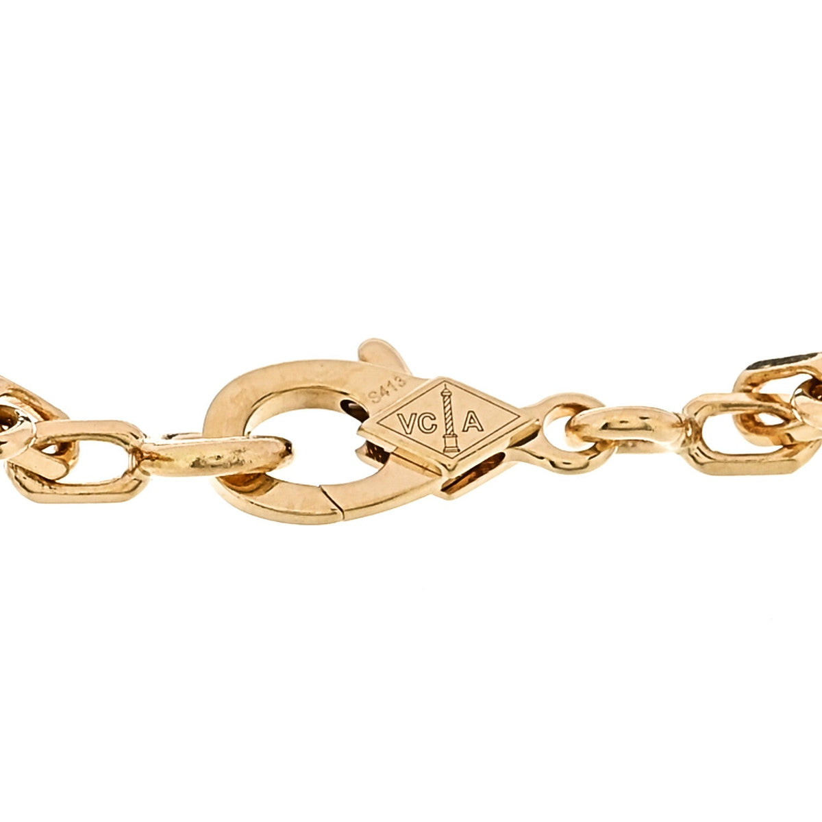 ヴァンクリーフ&アーペル ヴィンテージアルハンブラ 5モチーフ ブレスレット マルチカラー 18K イエローゴールド VAN CLEEF & ARPELS VINTAGE ALHAMBRA 5 MOTIFS BRACELET MULTICOLOR 18K YELLOW GOLD
