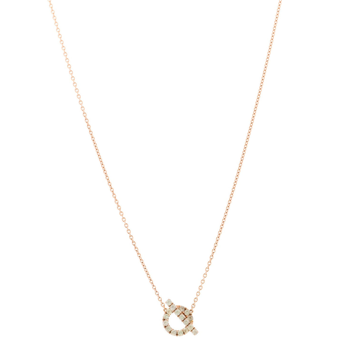 エルメス フィネス ペンダントネックレス 18K ローズゴールド HERMES FINESSE PENDANT NECKLACE 18K ROSE GOLD