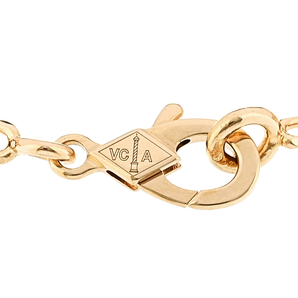 Van Cleef & Arpels Vintage Alhambra 5 Motifs Bracelet Malachite 18K Yellow Gold