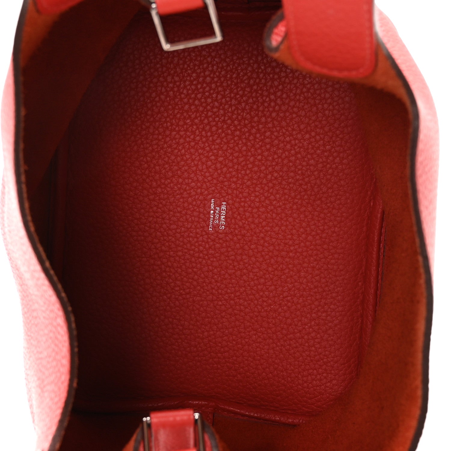 HERMES PICOTIN LOCK MM 22 ROSE JAIPUR TAURILLON CLEMENCE SILVER HARDWARE
