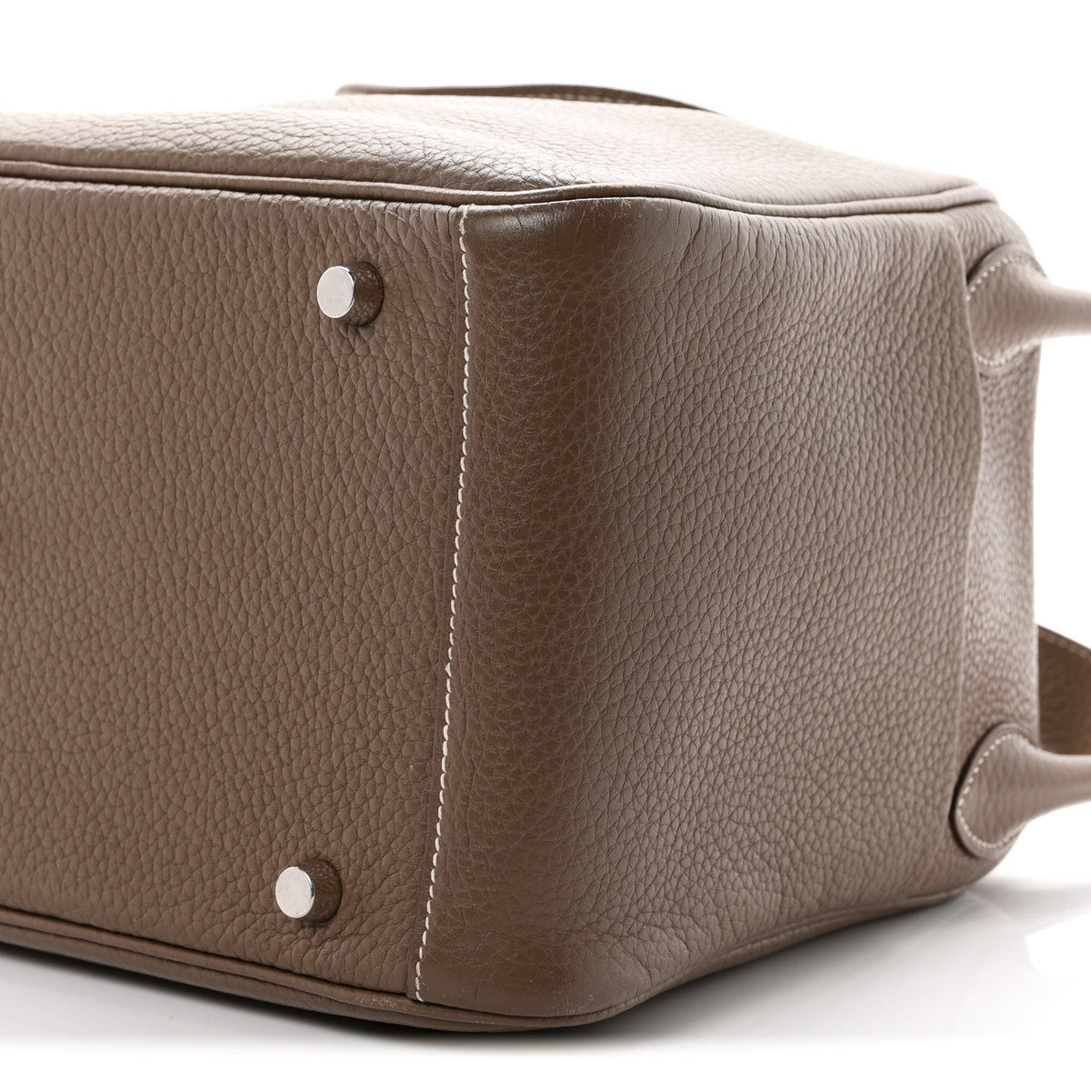 Hermes Lindy 30 Etoupe Taurillon Clemence Silver Hardware