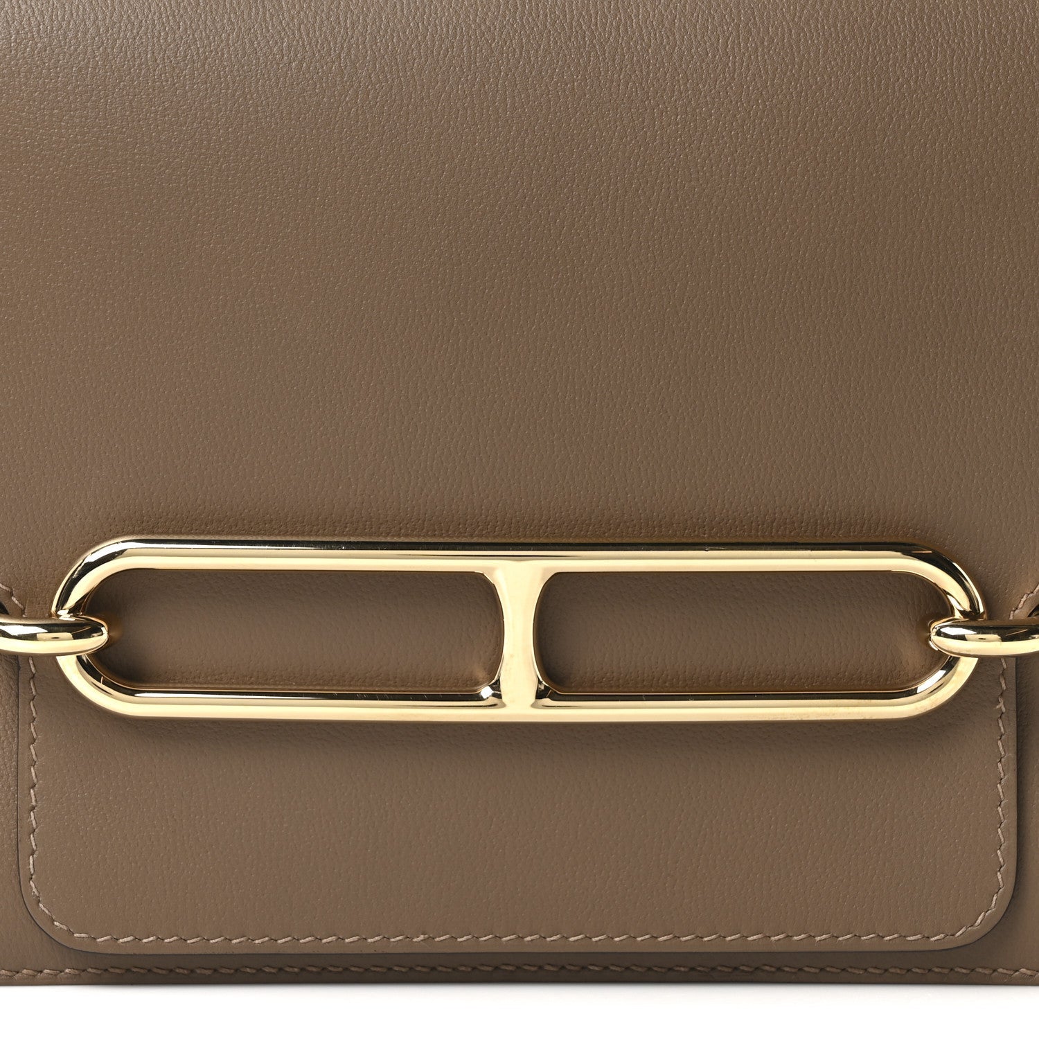 HERMES ROULIS 23 BEIGE DE WEIMAR GOLD HARDWARE