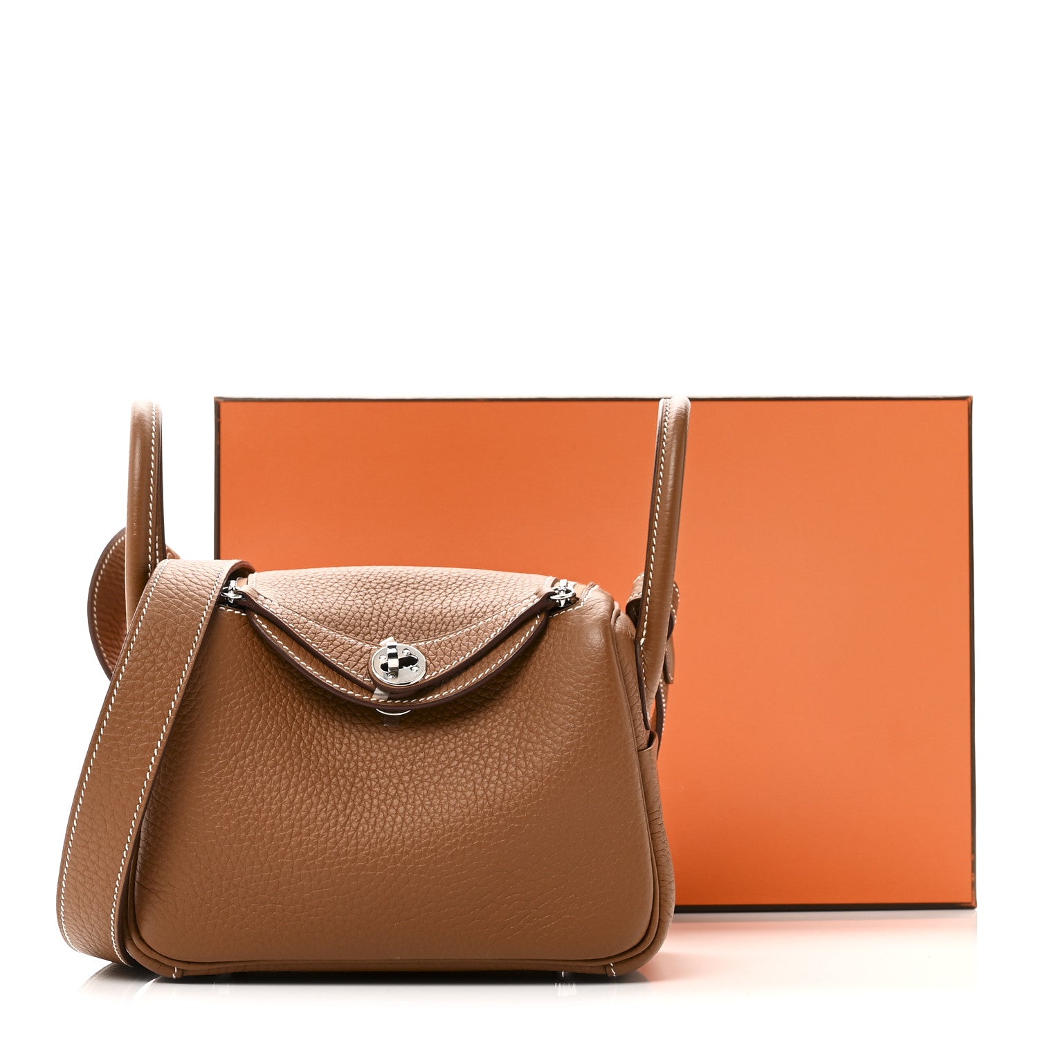 エルメス リンディ 20 Gold トリヨンクレマンス シルバー金具 HERMES LINDY 20 GOLD TAURILLON CLEMENCE SILVER HARDWARE
