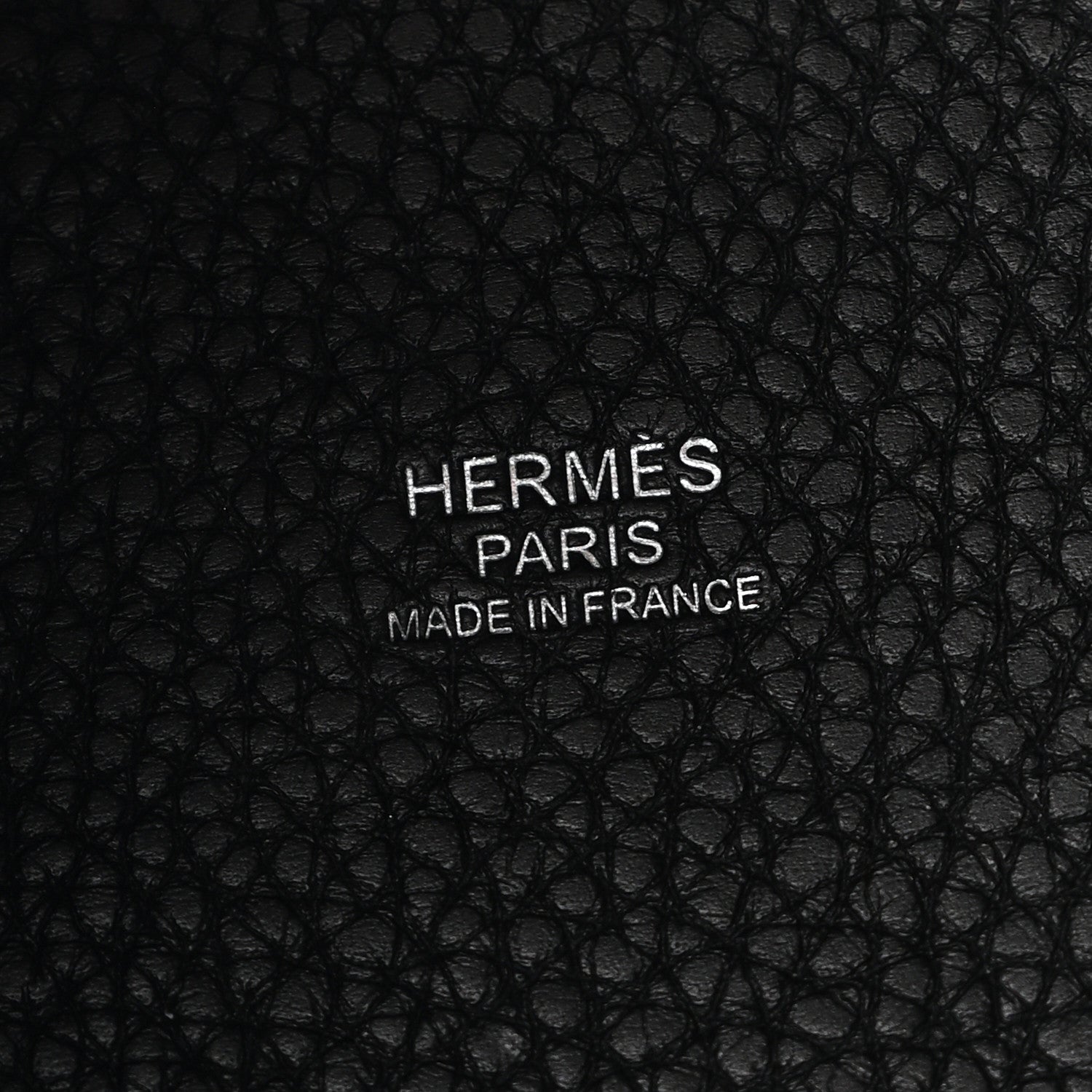 HERMES PICOTIN LOCK PM 18 BLACK TAURILLON CLEMENCE SILVER HARDWARE