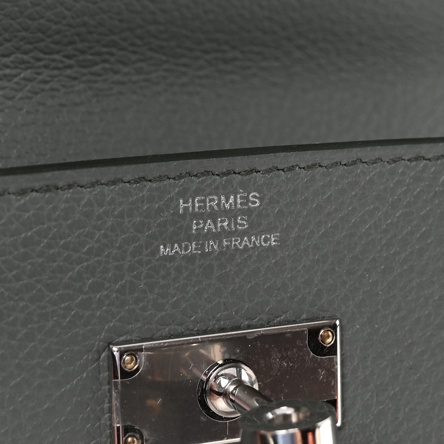 エルメス ケリートゥーゴー 長財布 Vert Amande エバーカラー シルバー金具 HERMES KELLY TO GO WALLET VERT AMANDE EVERCOLOR SILVER HARDWARE