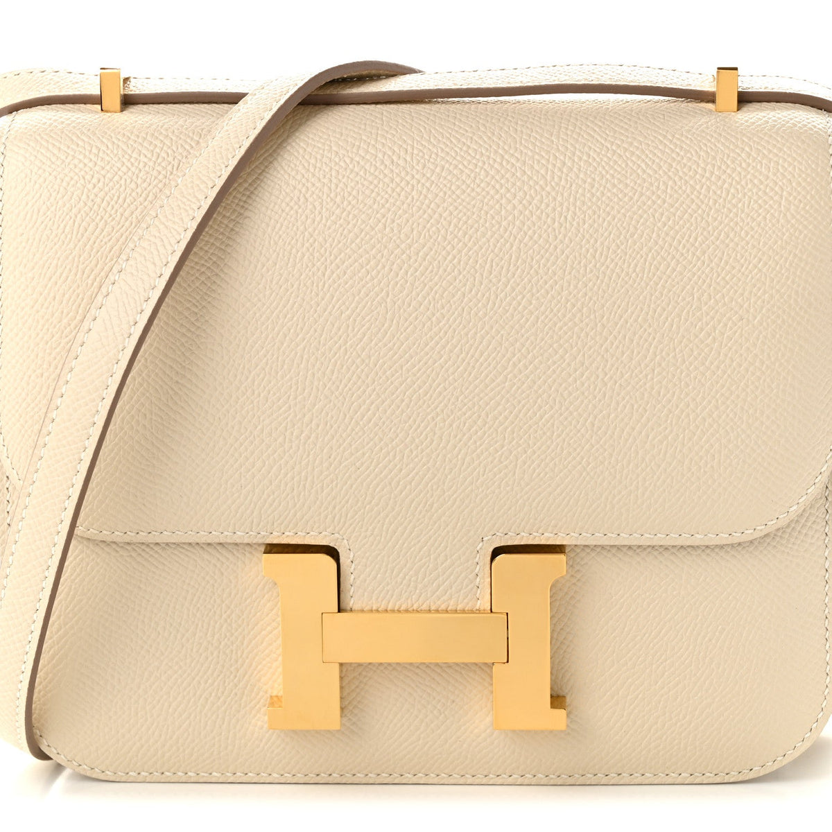 エルメス ミニコンスタンス 18 Craie エプソン ゴールド金具 HERMES MINI CONSTANCE 18 CRAIE EPSOM GOLD HARDWARE