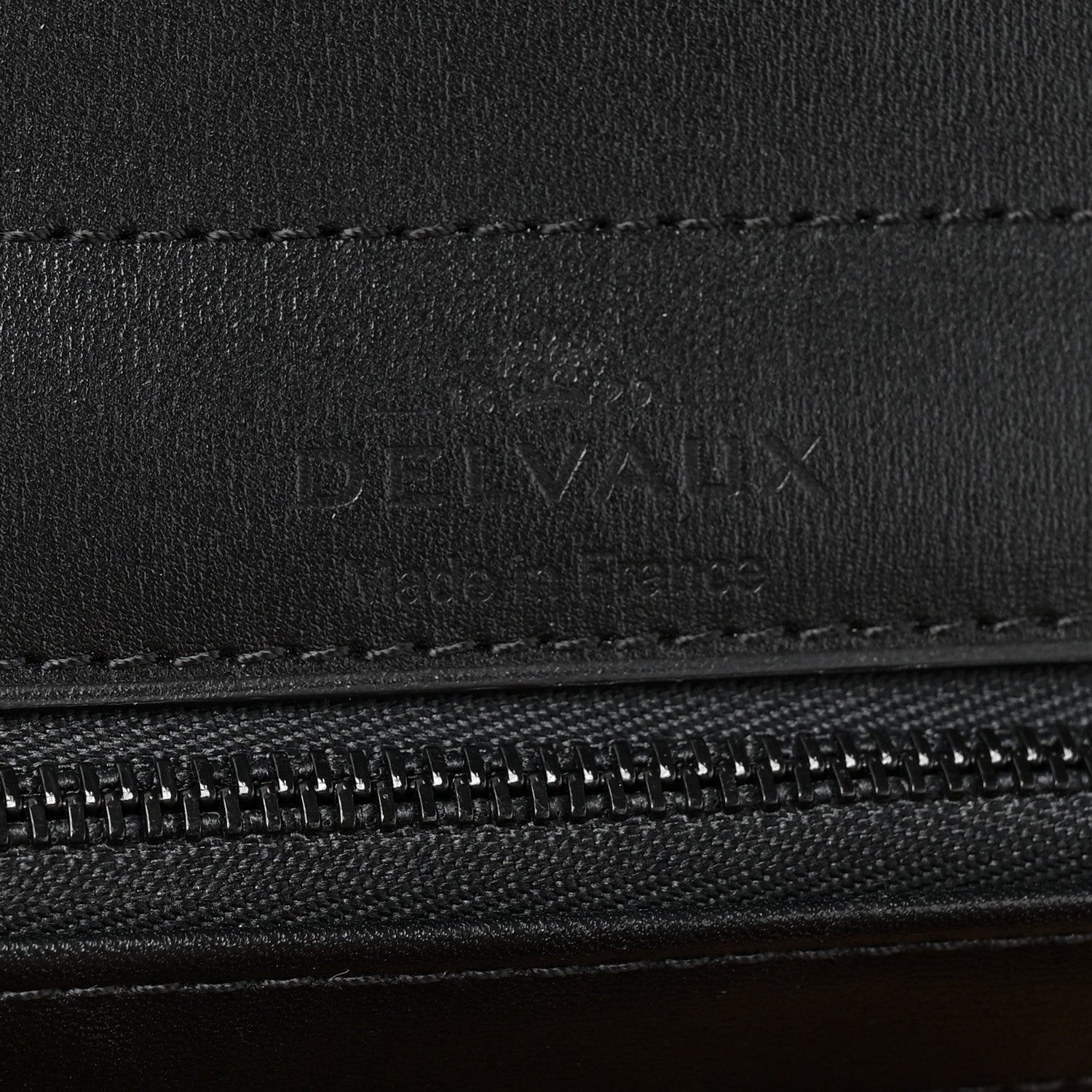 DELVAUX BRILLANT MM SHOULDER BAG BLACK CANVAS PATENT CALFSKIN BLACK HARDWARE