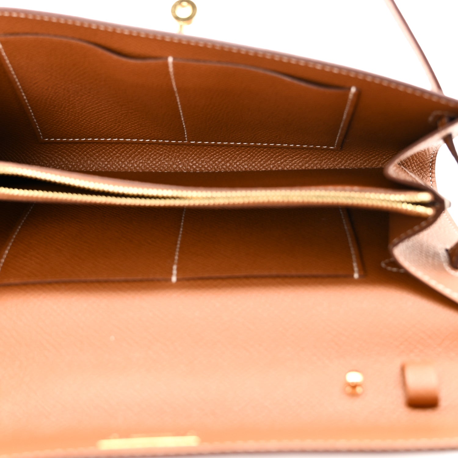 エルメス ケリートゥーゴー 長財布 Gold エプソン ゴールド金具 HERMES KELLY TO GO WALLET GOLD EPSOM GOLD HARDWARE