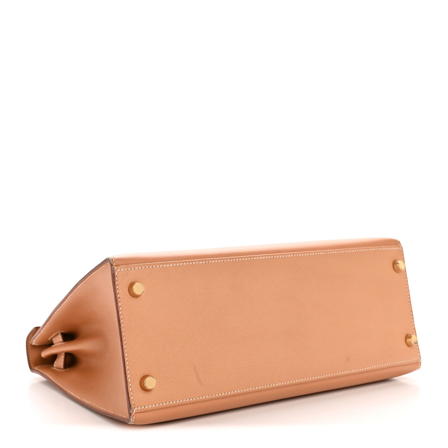 HERMES KELLY 28 SELLIER NATURELLE COURCHEVEL GOLD HARDWARE