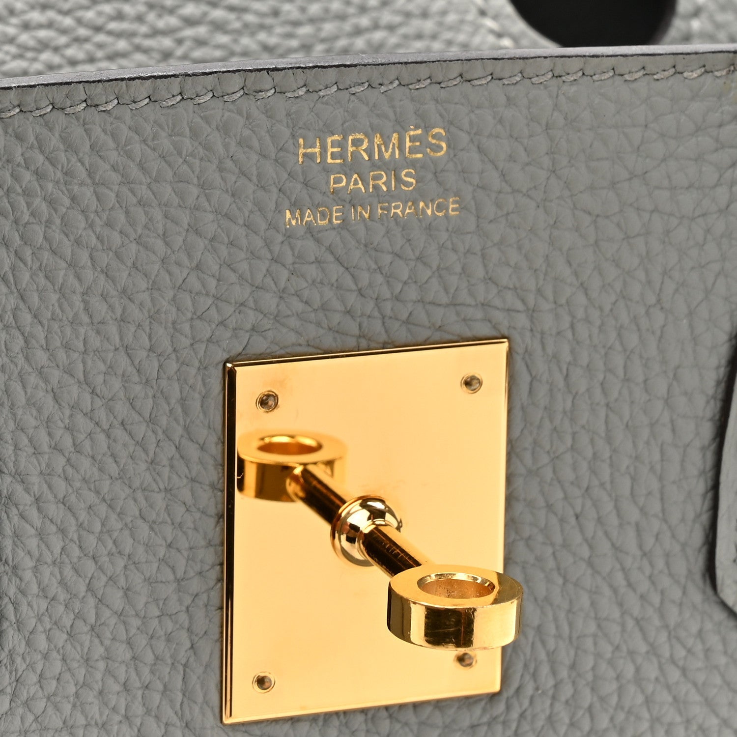 HERMES BIRKIN 30 GRIS MOUETTE TOGO GOLD HARDWARE