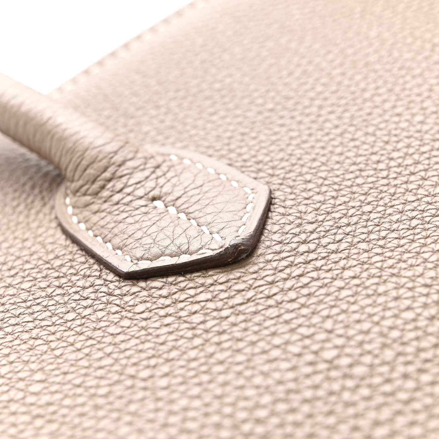 HERMES BIRKIN 35 ETOUPE TOGO SILVER HARDWARE