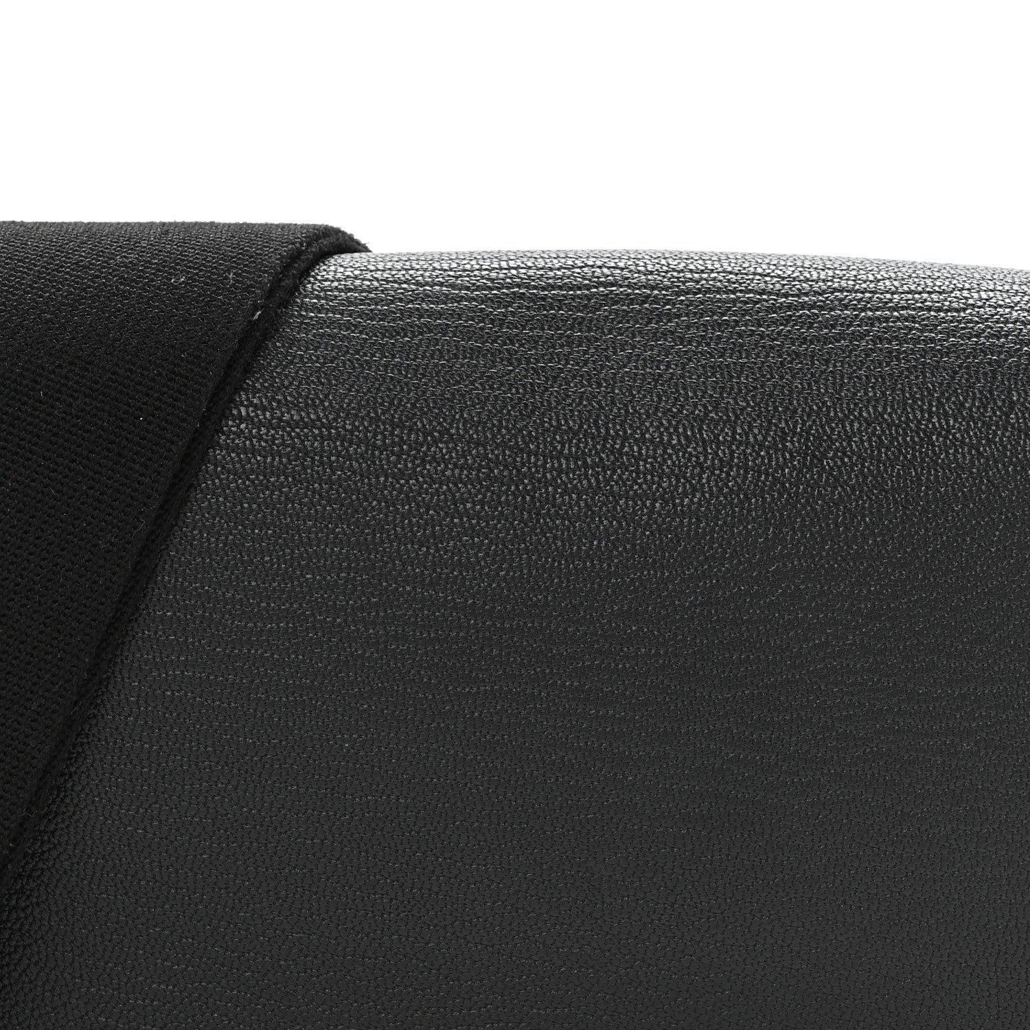 HERMES GETA BLACK CHEVRE MYSORE SILVER HARDWARE