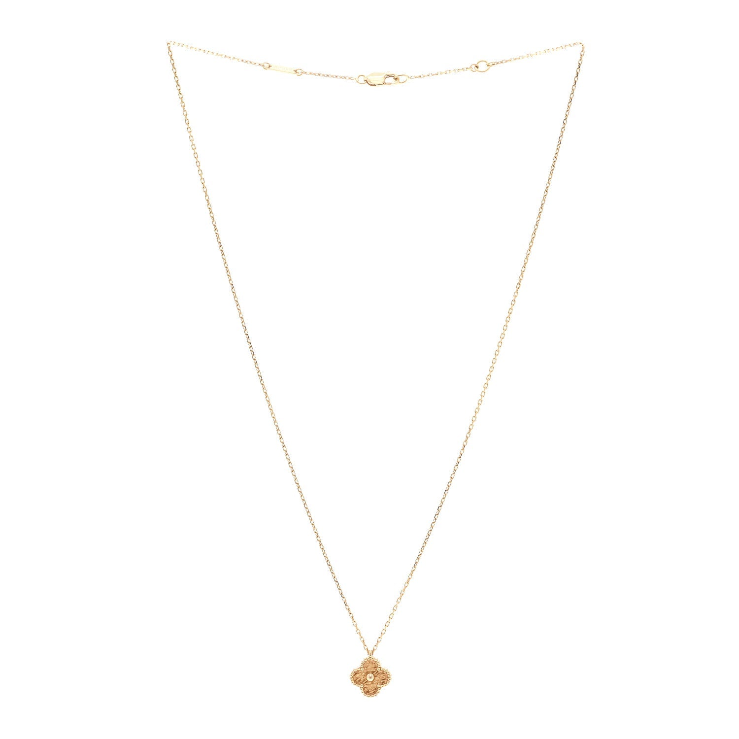 ヴァンクリーフ&アーペル スウィートアルハンブラ ペンダントネックレス 18K ローズゴールド VAN CLEEF & ARPELS SWEET ALHAMBRA PENDANT NECKLACE 18K ROSE GOLD