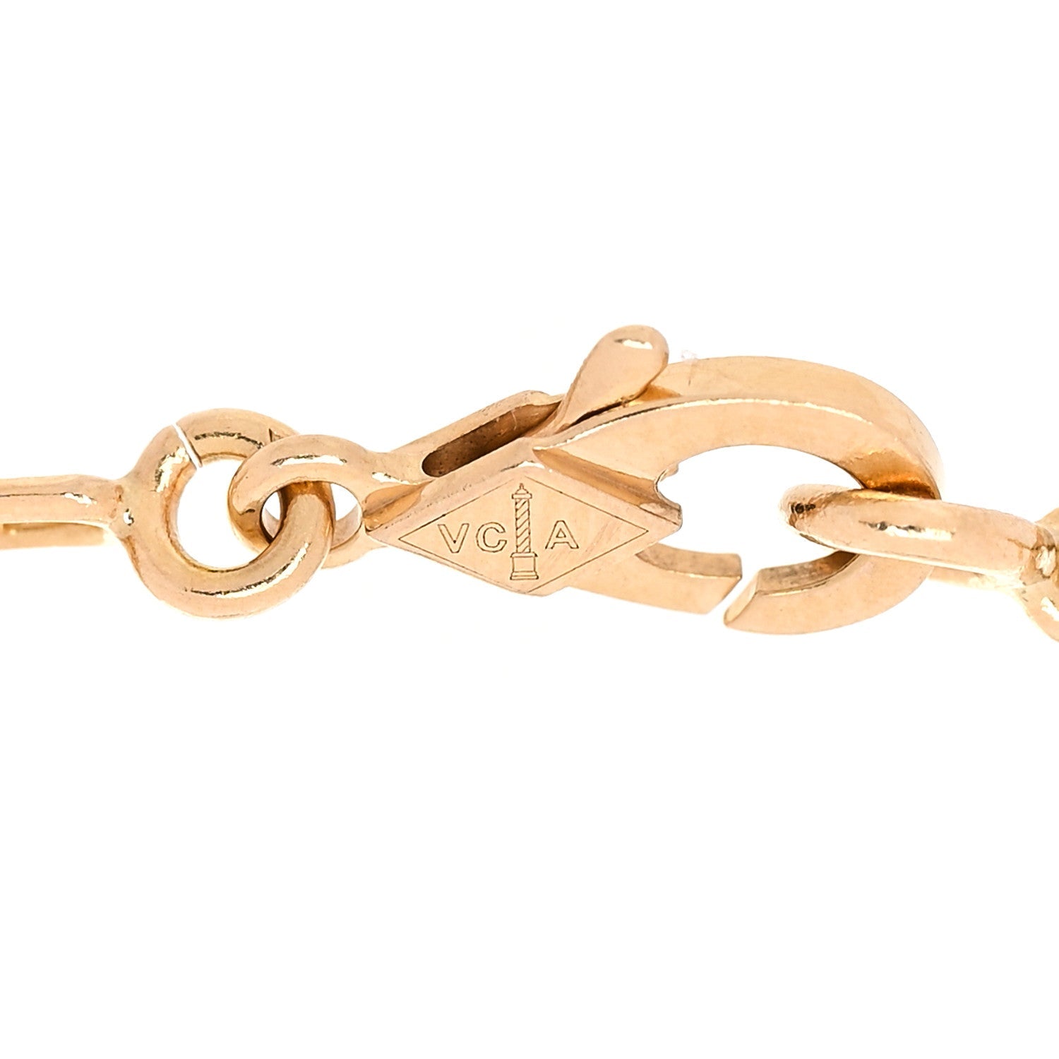 Van Cleef & Arpels 18K Yellow Gold 5 Motif Vintage Alhambra Bracelet