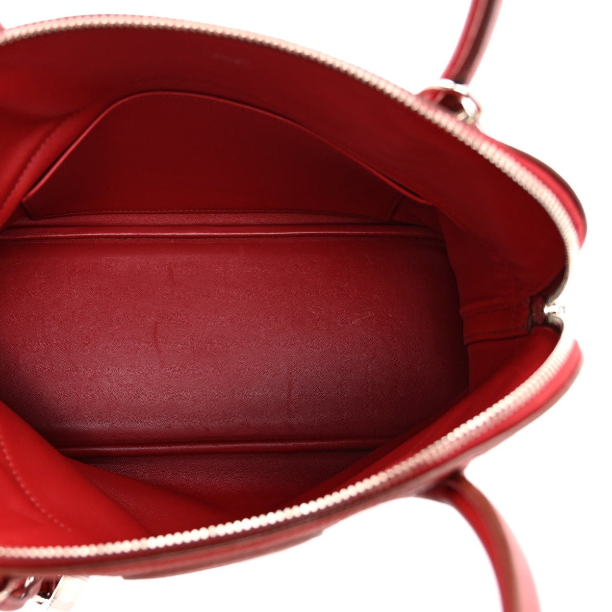 Hermès Bolide 31 Rouge Garance Taurillon Clemence Silver Hardware