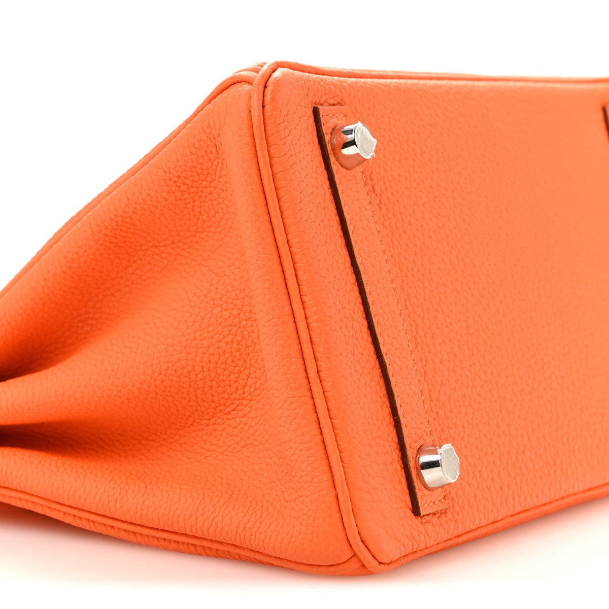 エルメス バーキン 25 Orange Minium トゴ シルバー金具 HERMES BIRKIN 25 ORANGE MINIUM TOGO SILVER HARDWARE