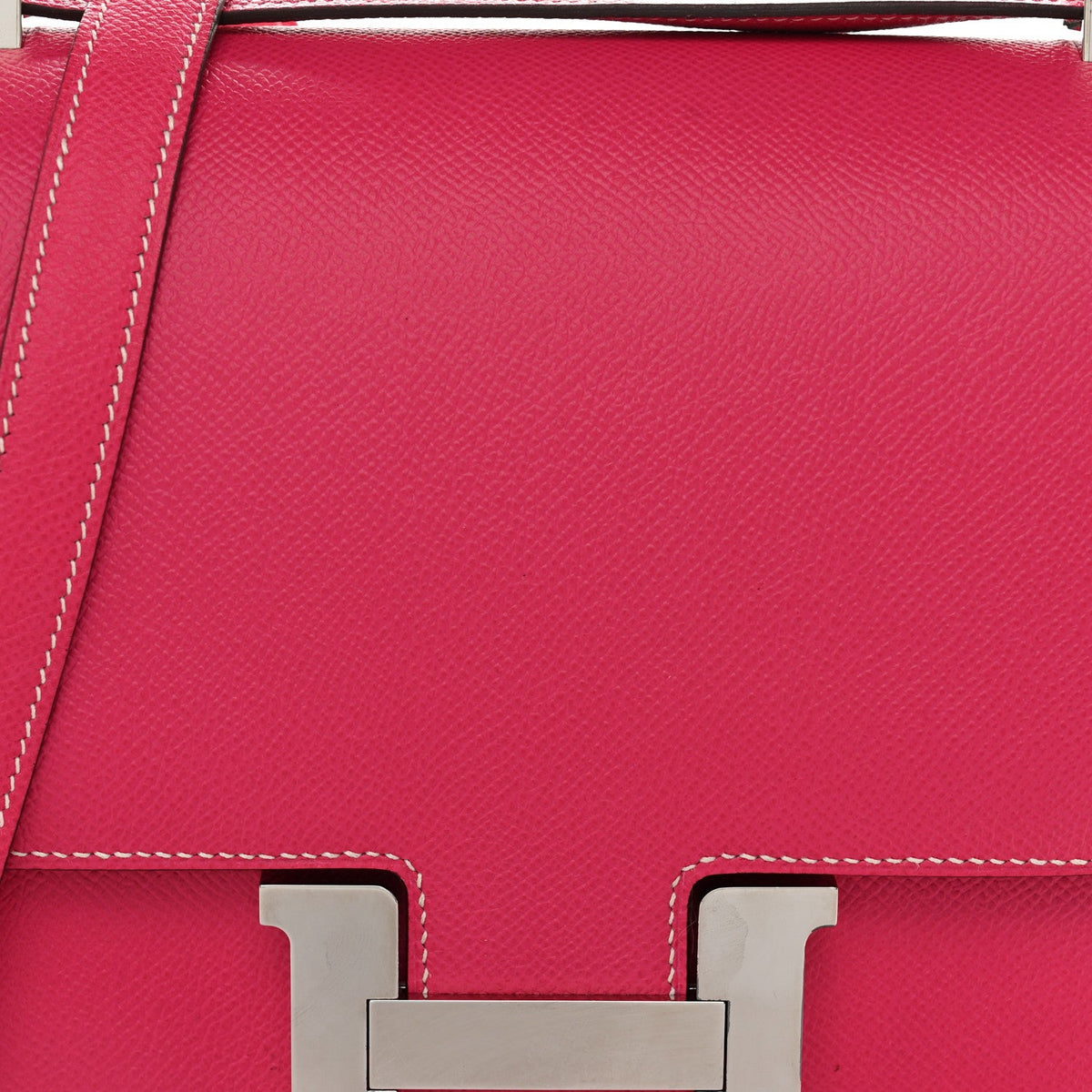 エルメス コンスタンス 24 Rose Tyrien エプソン シルバー金具 HERMES CONSTANCE 24 ROSE TYRIEN EPSOM SILVER HARDWARE