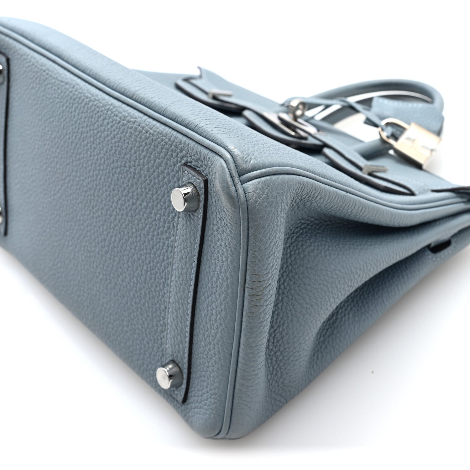 エルメス バーキン 25 ヴェルソ Bleu Lin Chai トゴ シルバー金具 HERMES BIRKIN 25 VERSO BLEU LIN CHAI TOGO SILVER HARDWARE