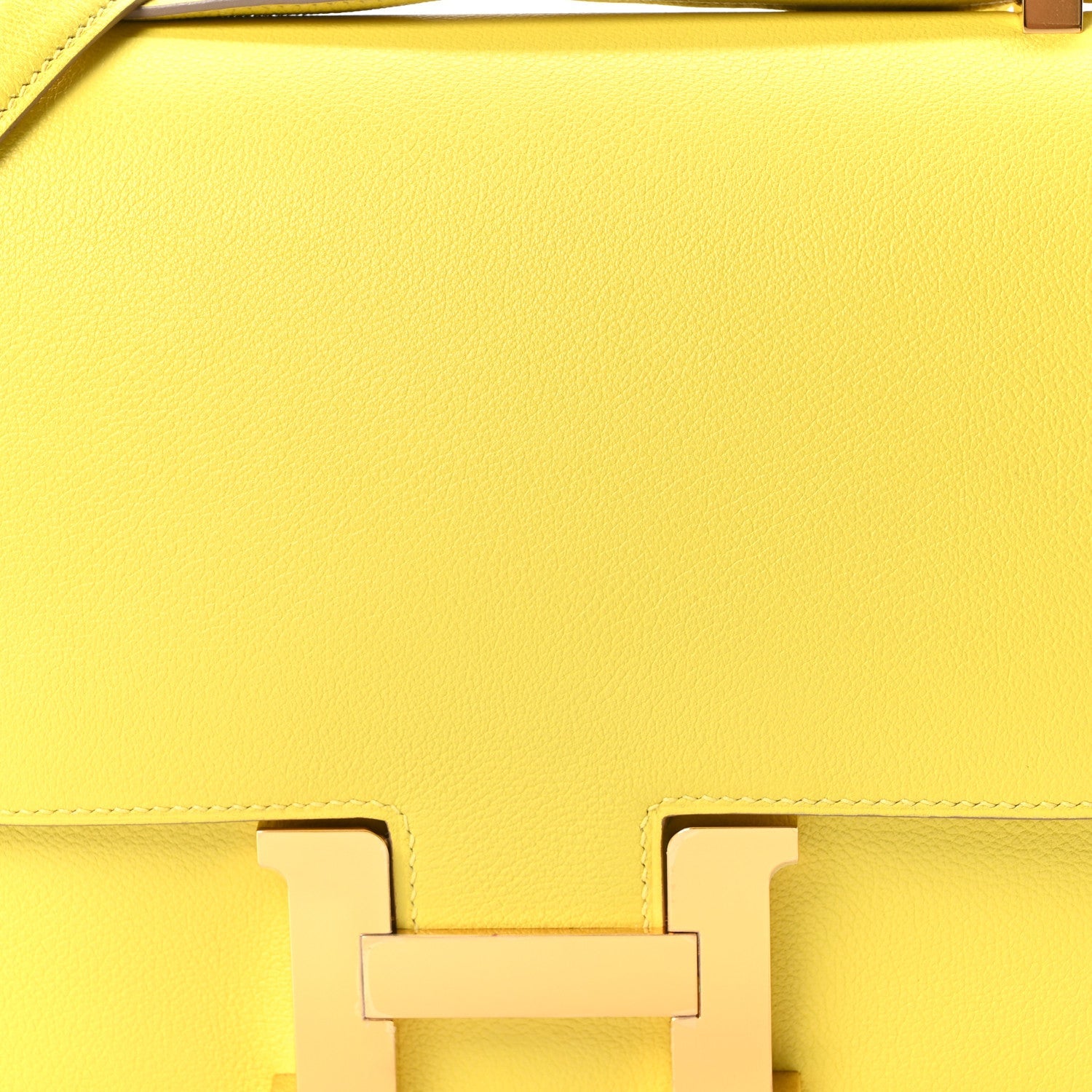 エルメス コンスタンス 24 Lime エバーカラー ゴールド金具 HERMES CONSTANCE 24 LIME EVERCOLOR GOLD HARDWARE