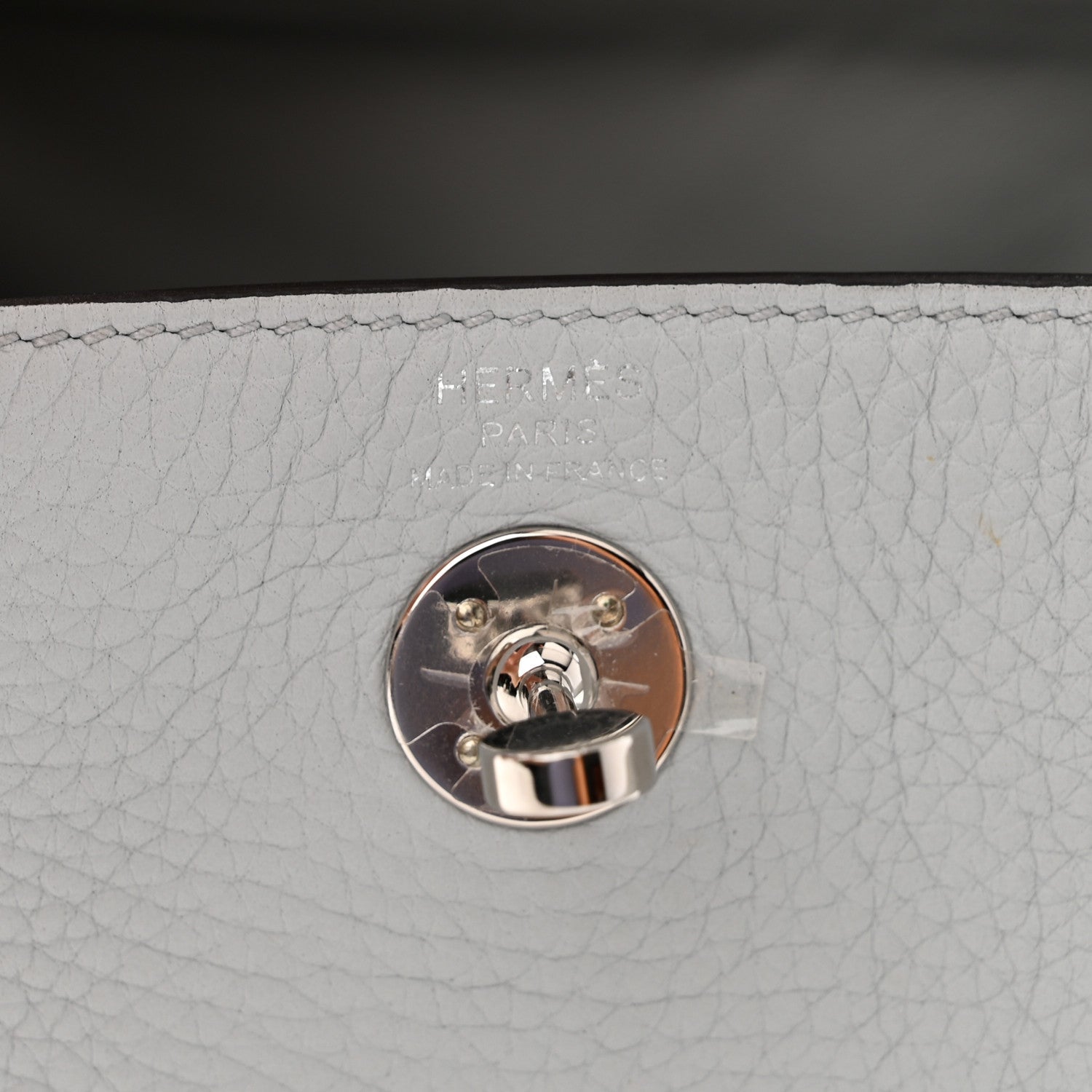 エルメス リンディ 20 Bleu Pale トリヨンクレマンス シルバー金具 HERMES LINDY 20 BLEU PALE TAURILLON CLEMENCE SILVER HARDWARE