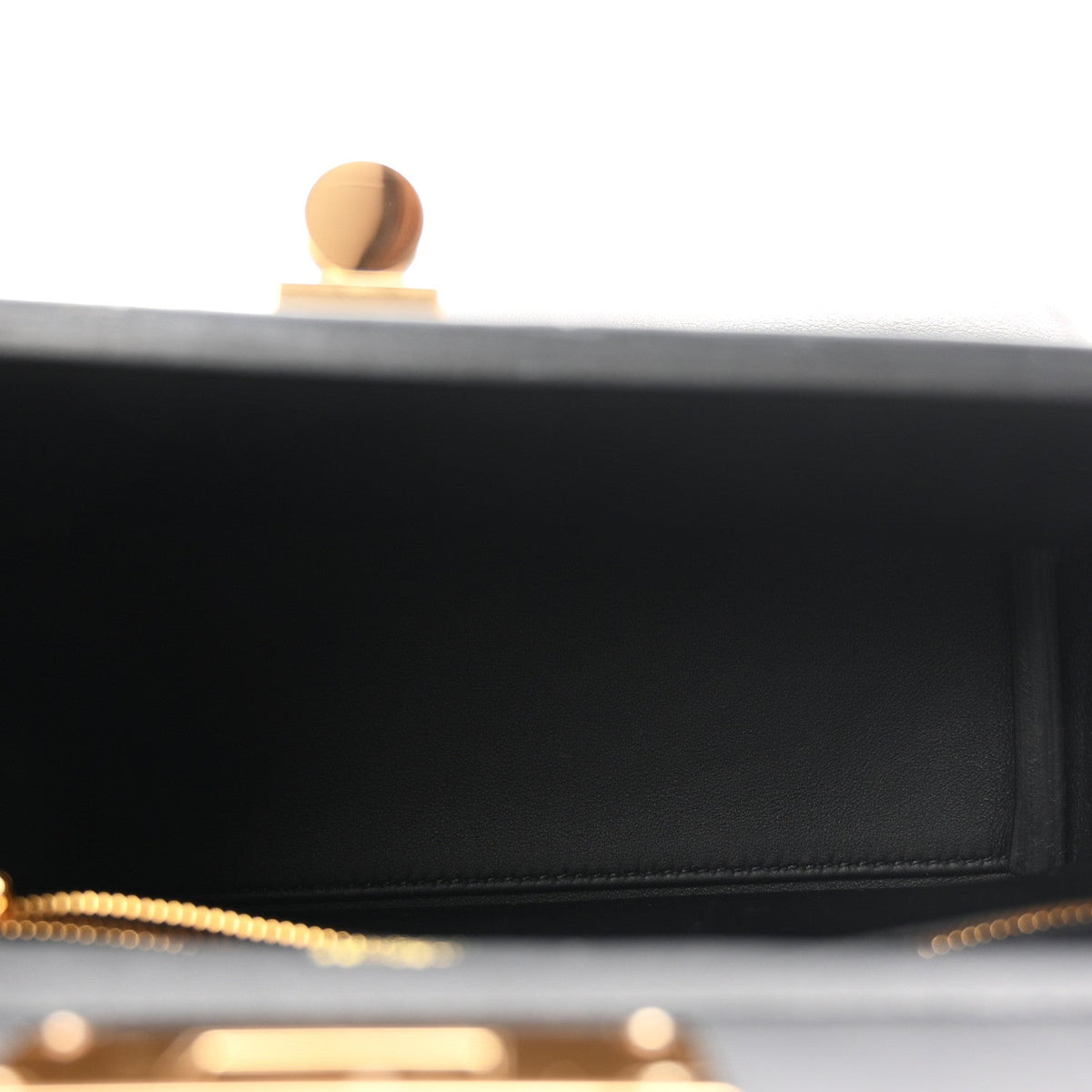 Hermès 24/24 21 Black Evercolor / Swift Gold Hardware