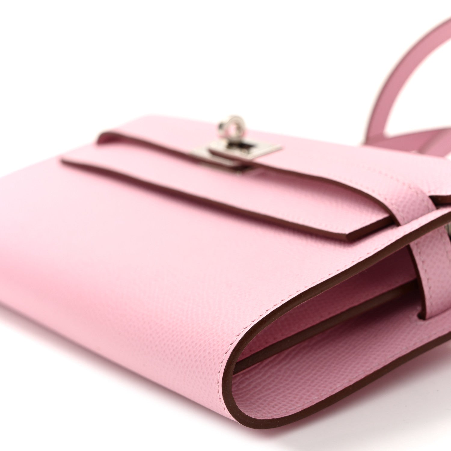 エルメス ケリートゥーゴー 長財布 Mauve Sylvestre エプソン シルバー金具 HERMES KELLY TO GO WALLET MAUVE SYLVESTRE EPSOM SILVER HARDWARE