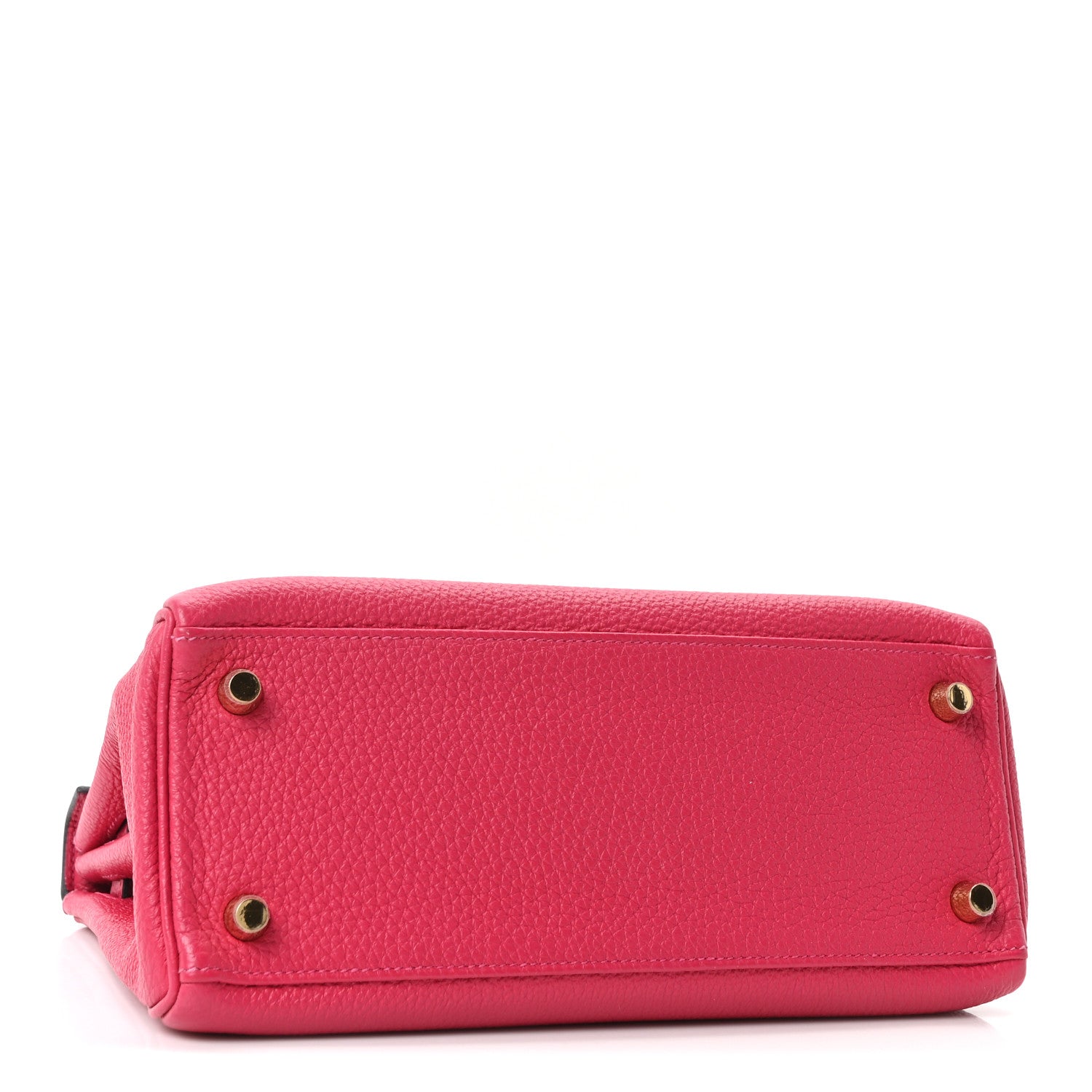 HERMES KELLY 25 RETOURNE FRAMBOISE TOGO GOLD HARDWARE