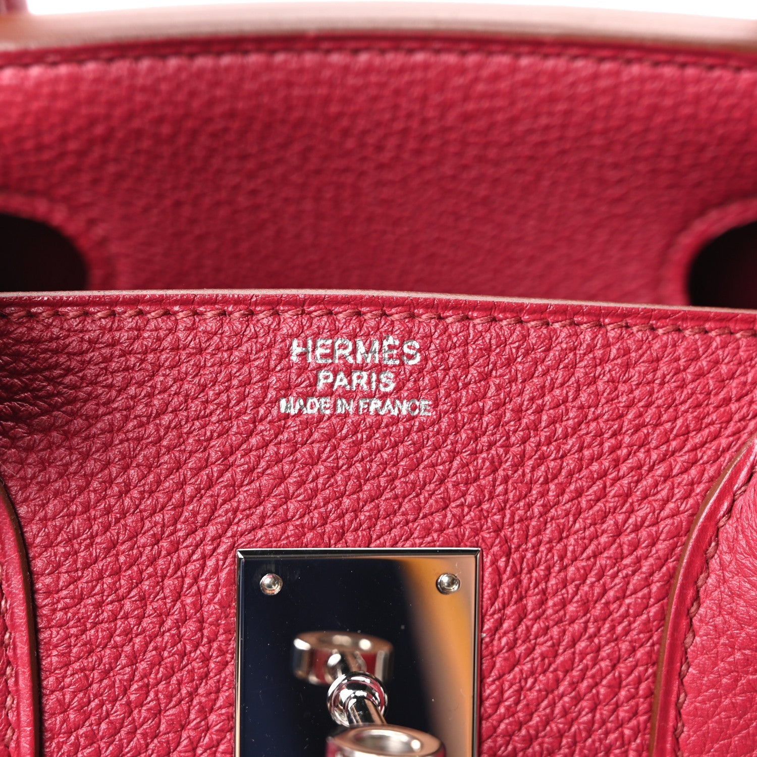 エルメス バーキン 30 Rubis トゴ シルバー金具 HERMES BIRKIN 30 RUBIS TOGO SILVER HARDWARE
