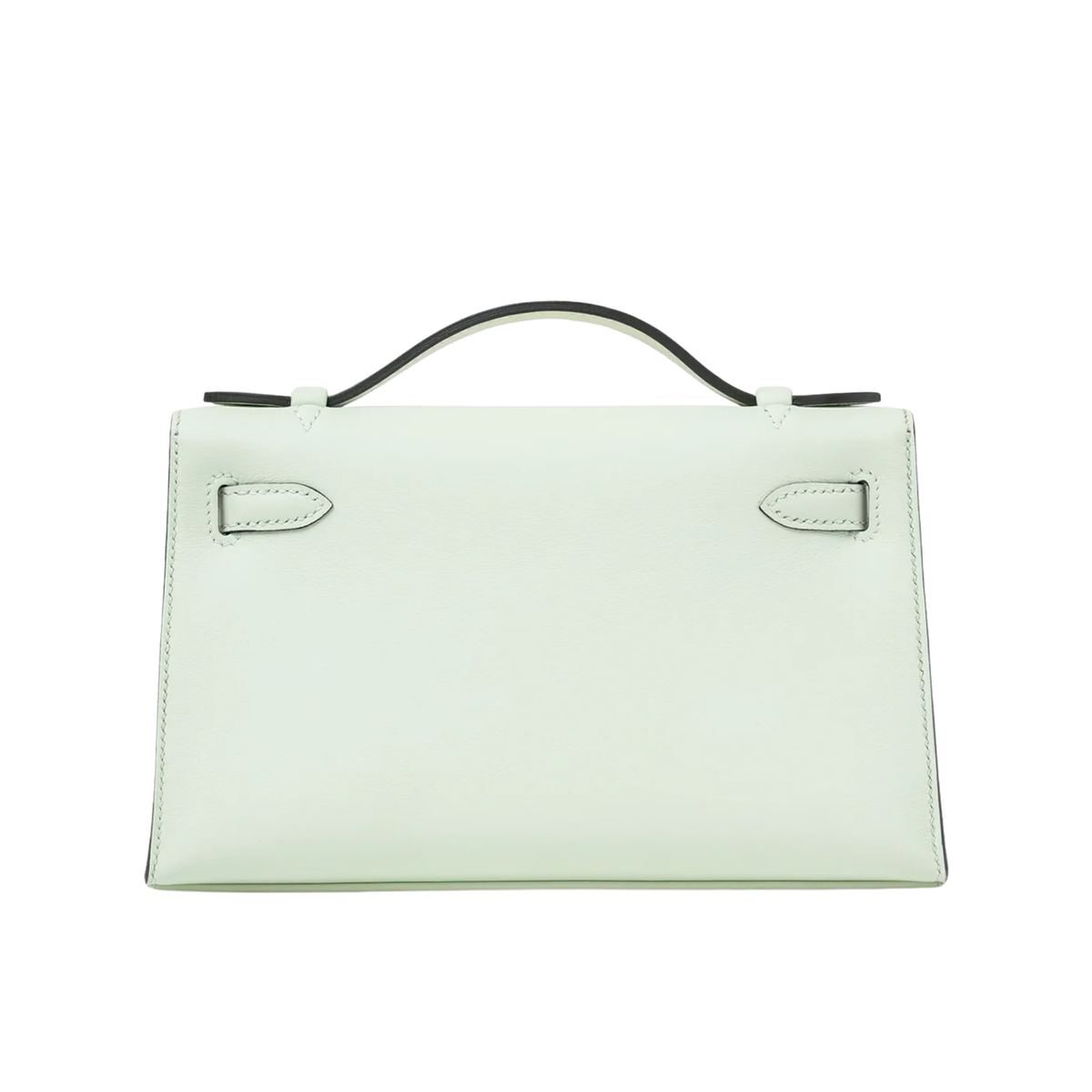 エルメス ポシェットケリー ヴェールフィズ スイフト シルバー金具 HERMES KELLY POCHETTE VERT FIZZ SWIFT SILVER HARDWARE