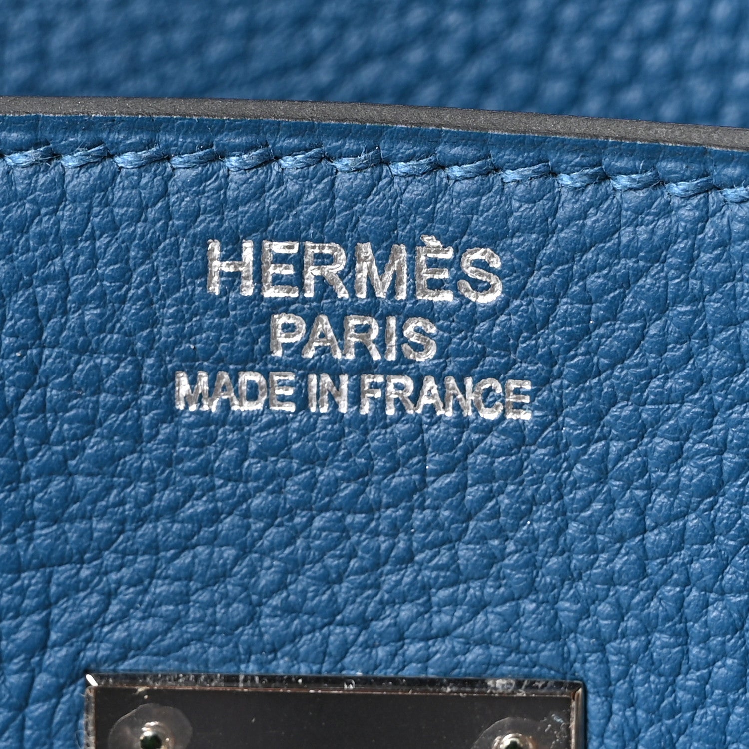 エルメス バーキン 35 Bleu Izmir トゴ シルバー金具 HERMES BIRKIN 35 BLEU IZMIR TOGO SILVER HARDWARE