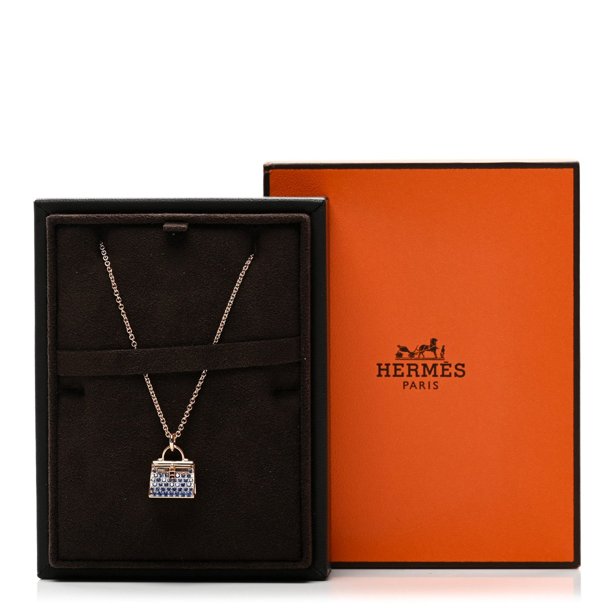 エルメス アミュレット ペンダントネックレス 18K ローズゴールド HERMES AMULETTES PENDANT NECKLACE 18K ROSE GOLD