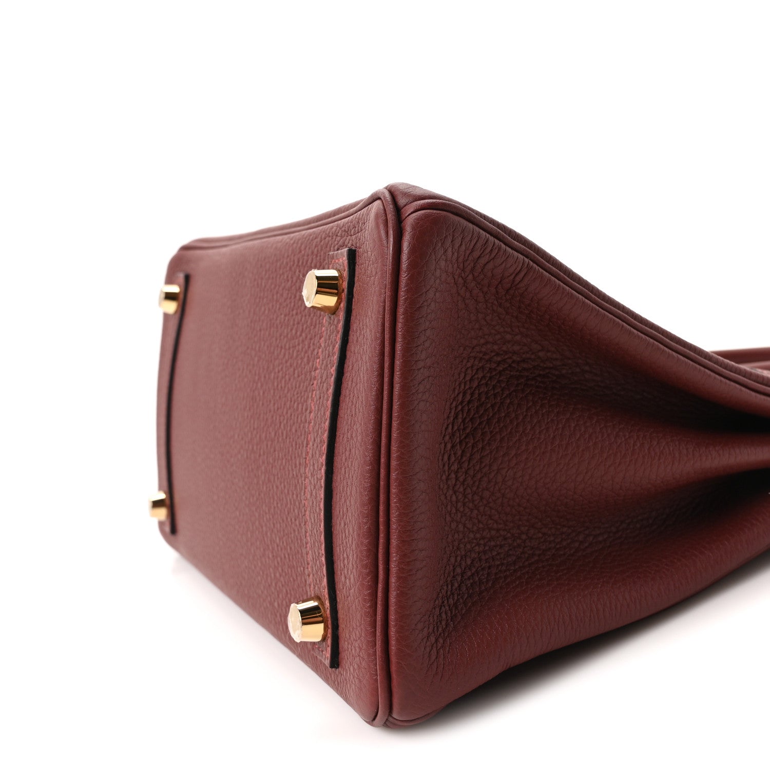 HERMES BIRKIN 25 ROUGE H TOGO GOLD HARDWARE